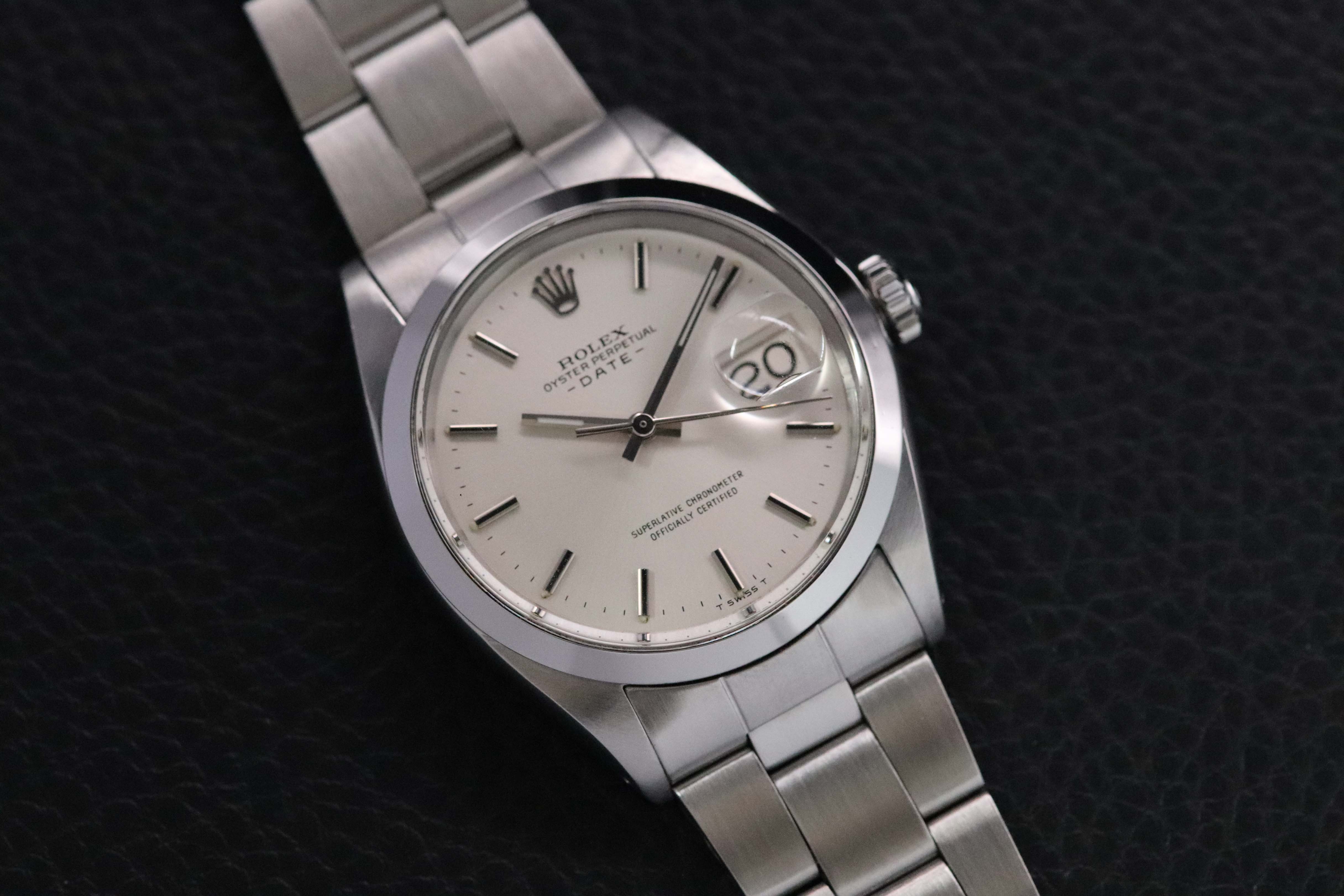 Rolex Date 1500 Silver Dial 1969