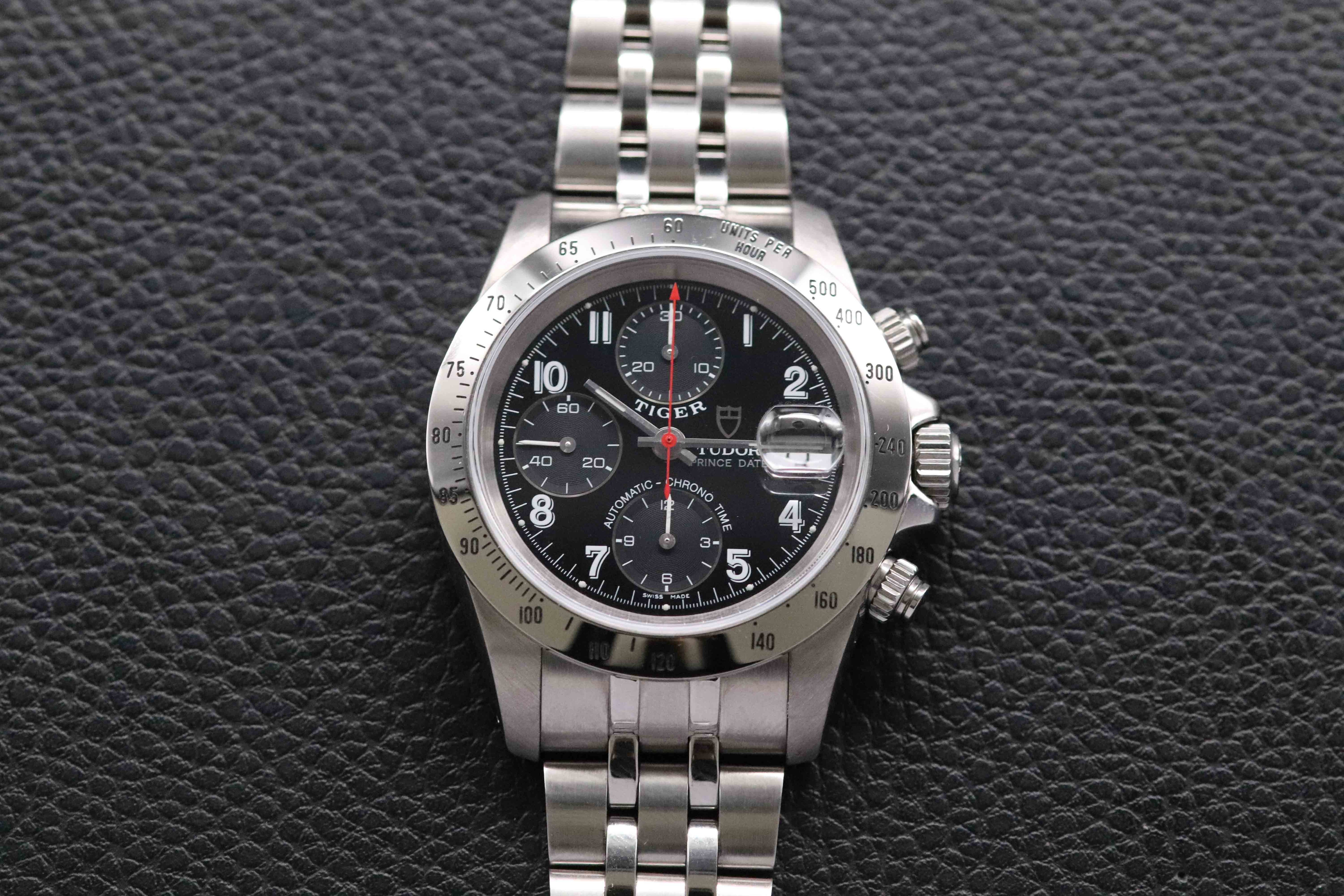 Tudor Oysterdate Small Block 79280 Black Dial 2000