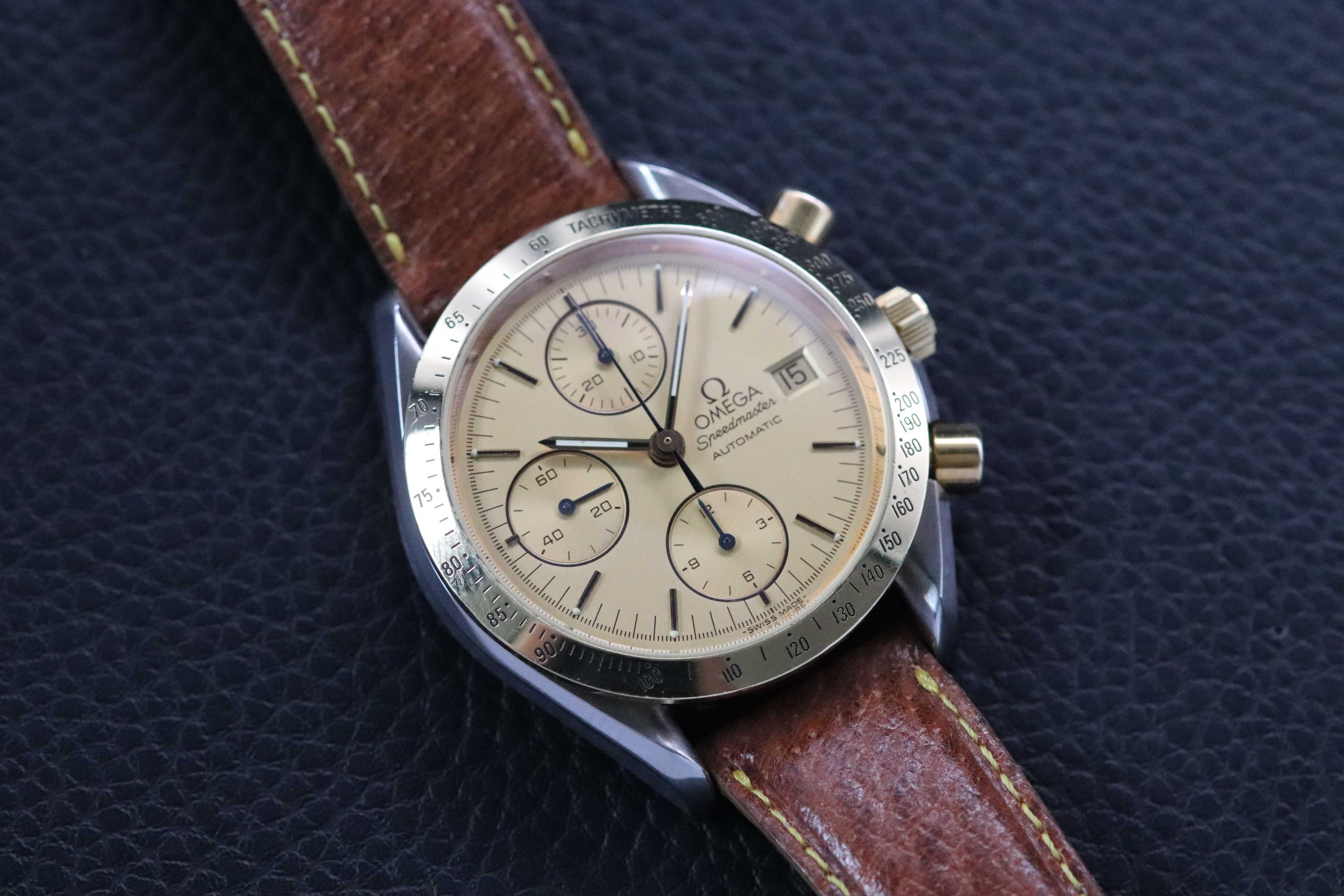 Omega Speedmaster Date 3712.10 Gold Papers 1995