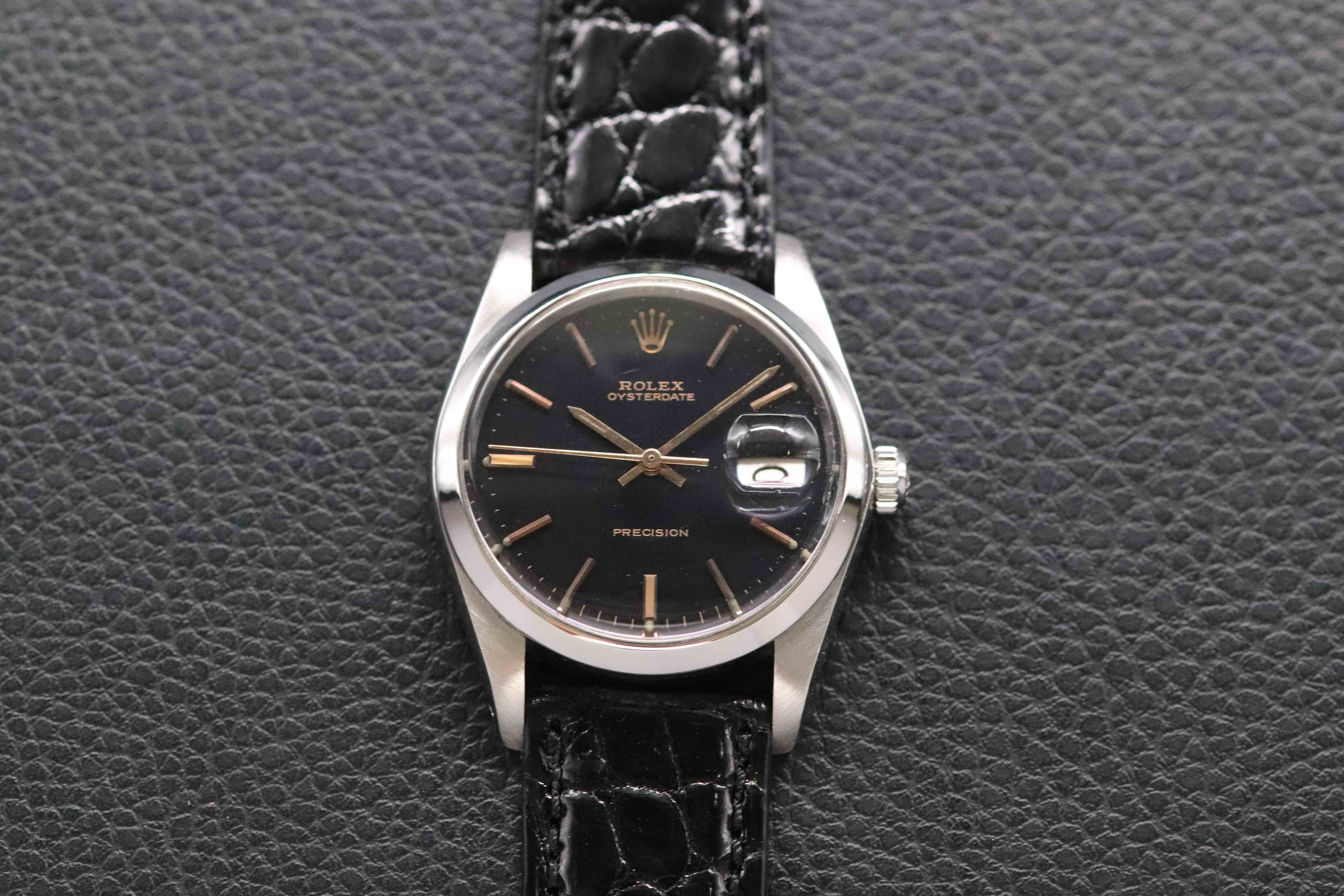 Rolex Oysterdate Precision 6694 Silver Dial 1978