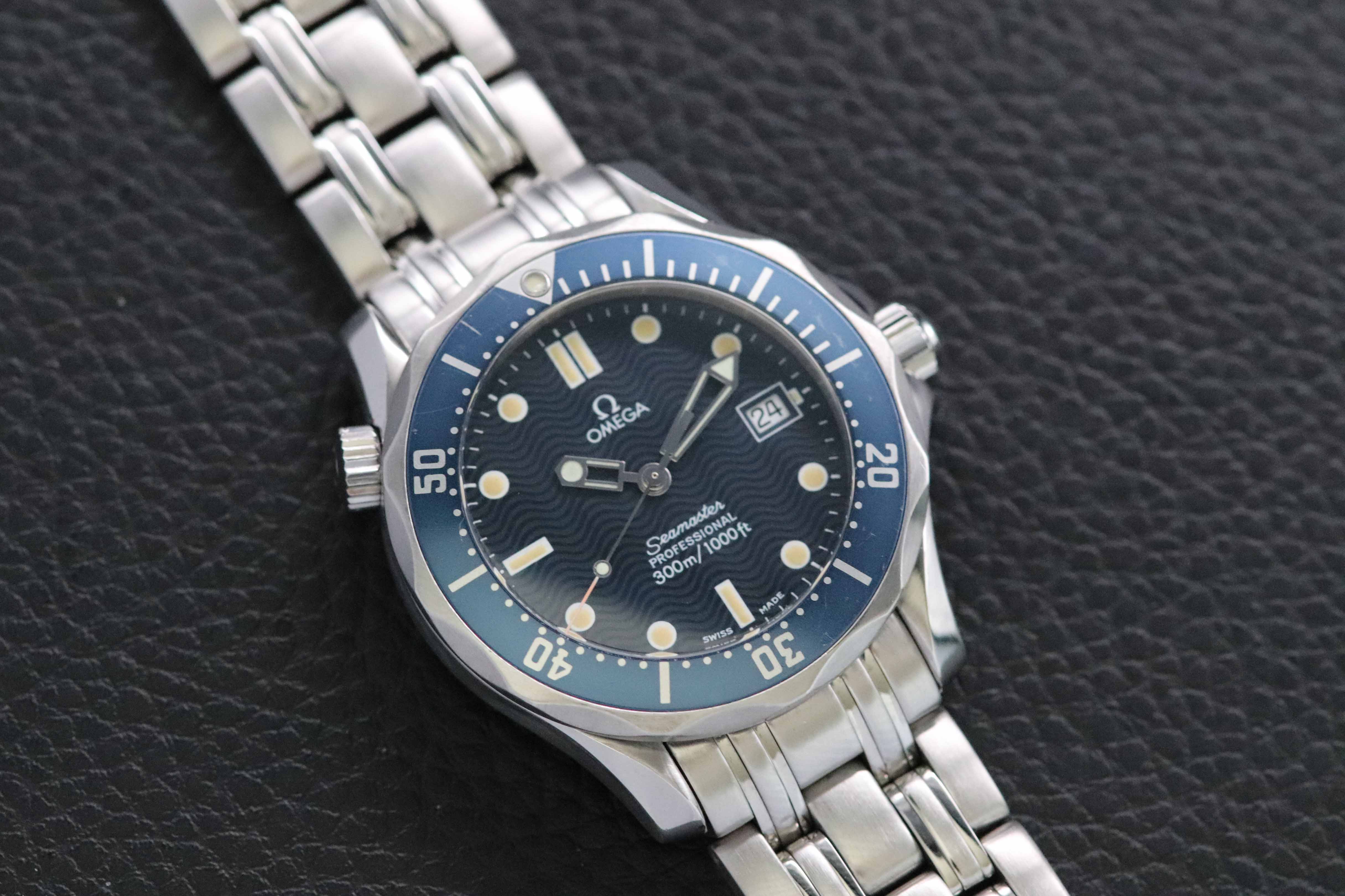 Omega Seamaster 300 2561.80 Blue Dial Fullset 1995 Box+Papers