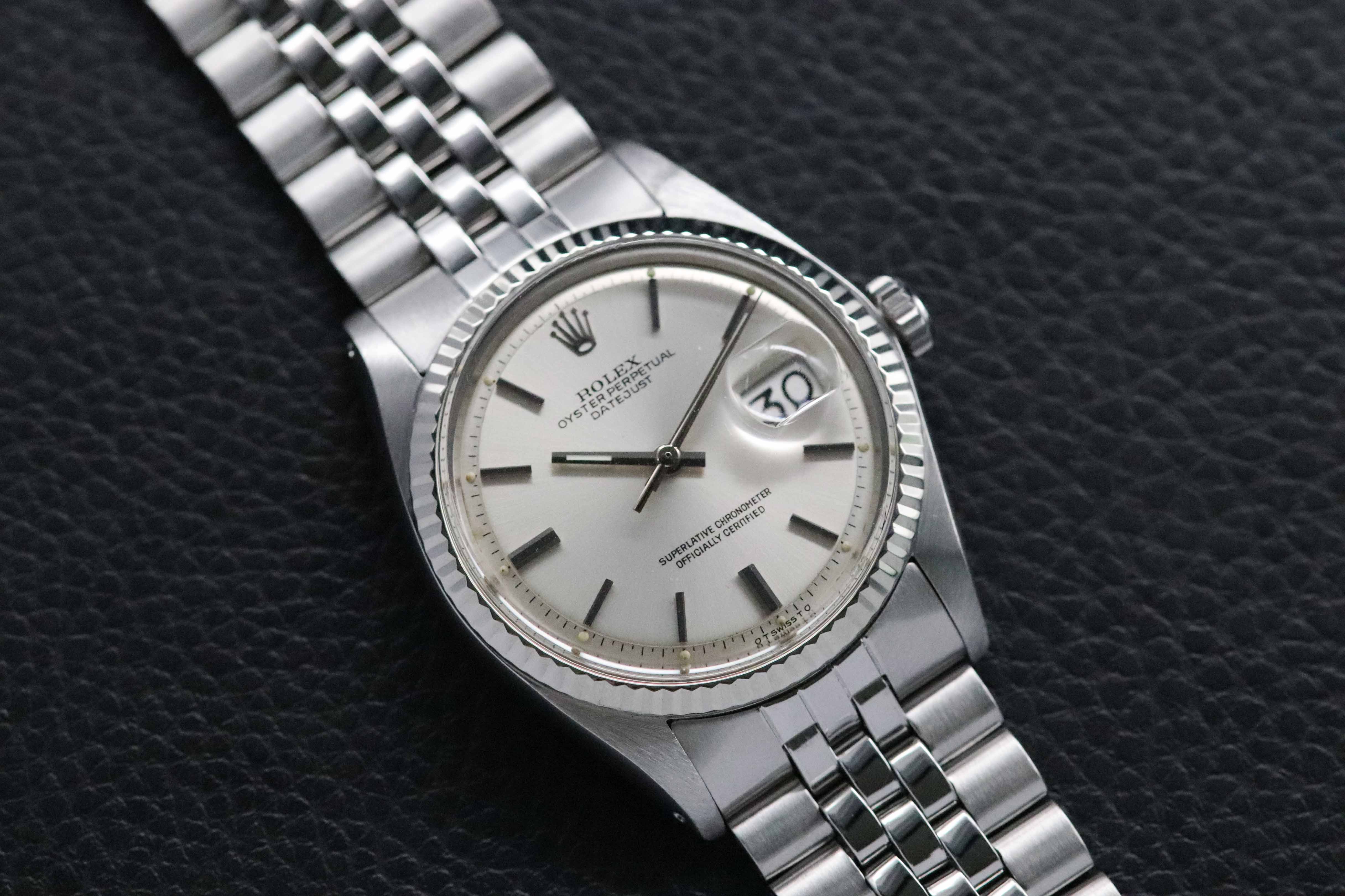 Rolex Datejust 36 1601 Fullset 1975 Box+Papers