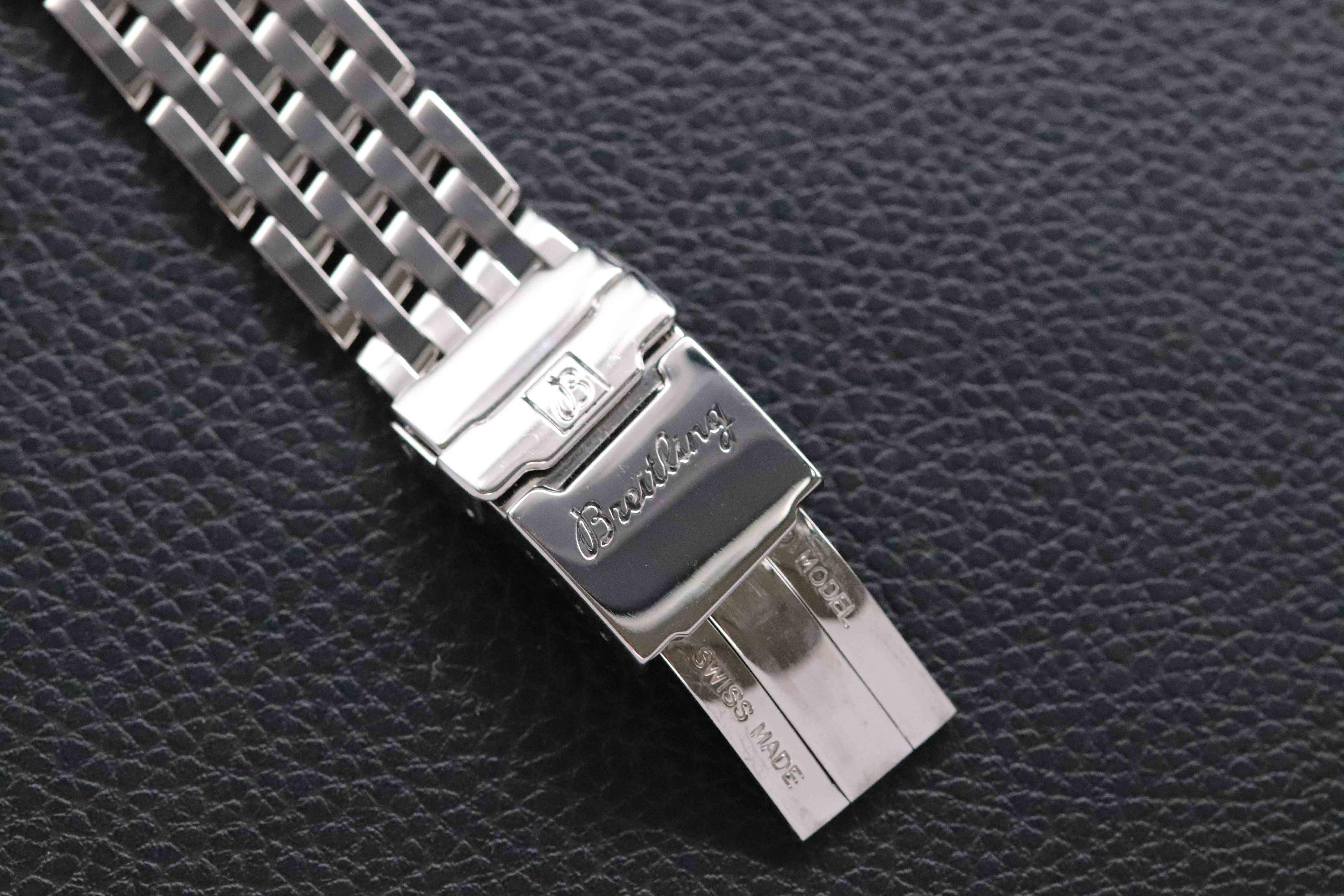 Breitling Old Navitimer A13322 Chronograph Blue Dial 2002