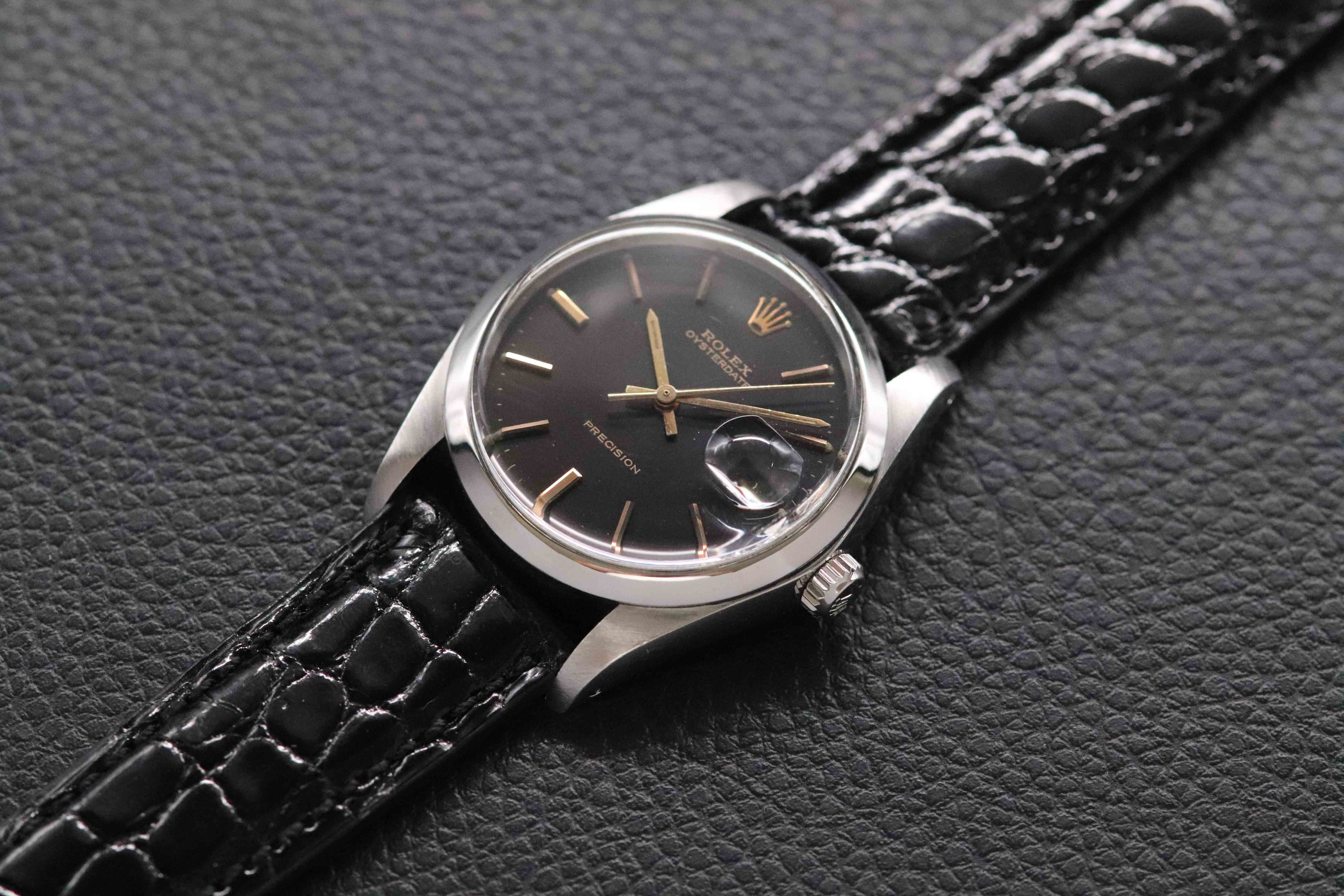 Rolex Oysterdate Precision 6694 Silver Dial 1978