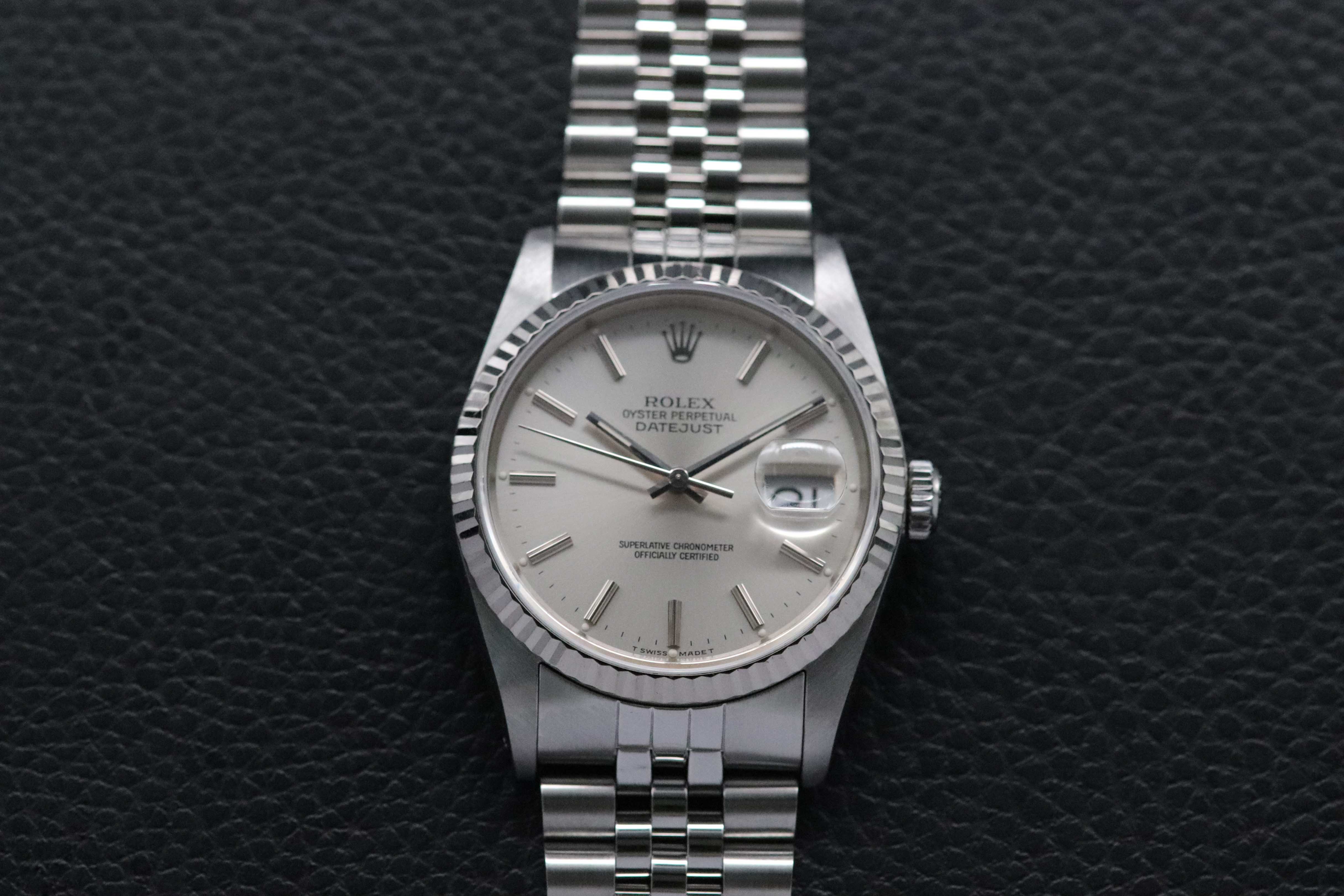 Rolex Datejust 16234 Silver Dial 1990