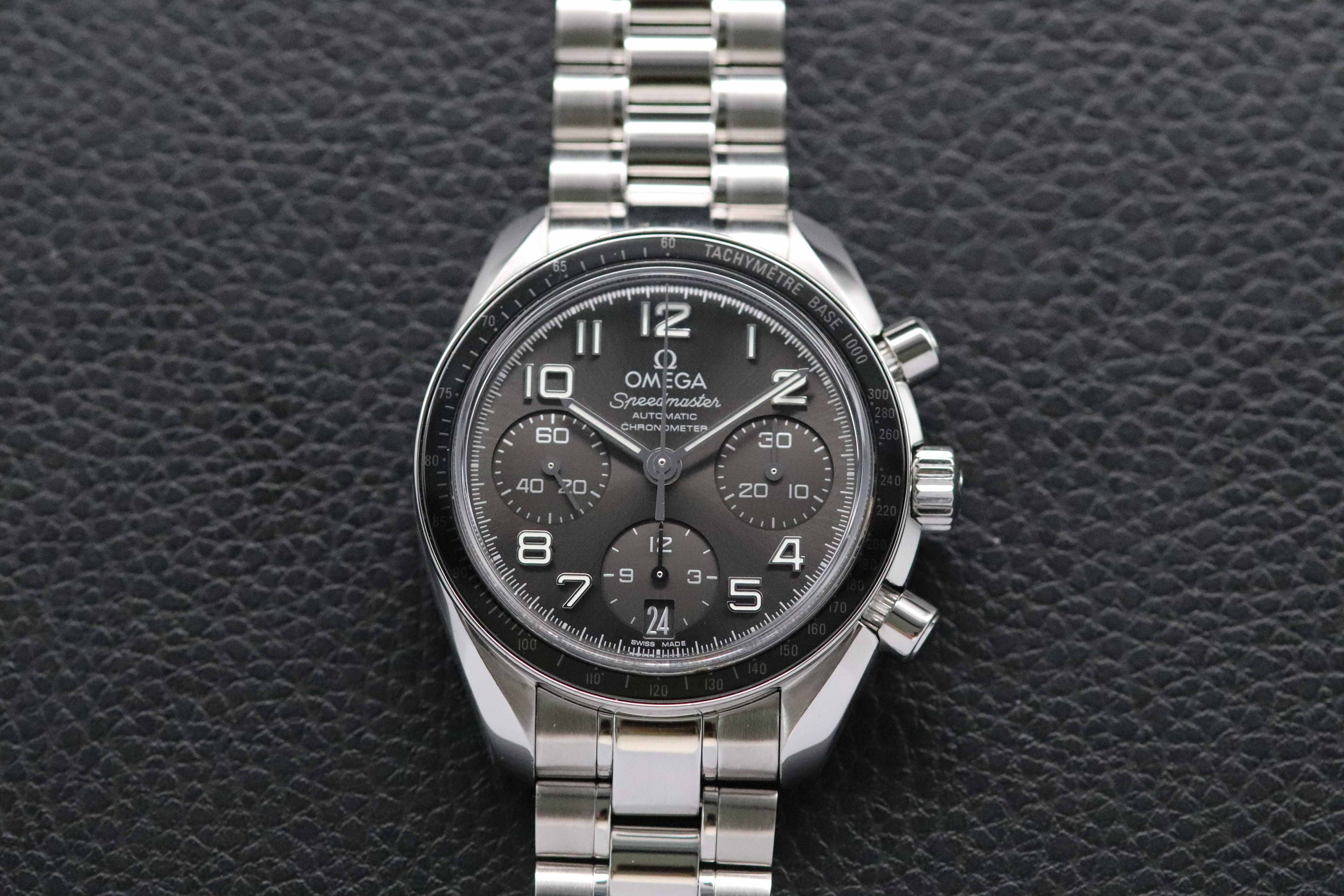 Omega Speedmaster 38 324.30.38.40.06.001 Grey Dial 2012