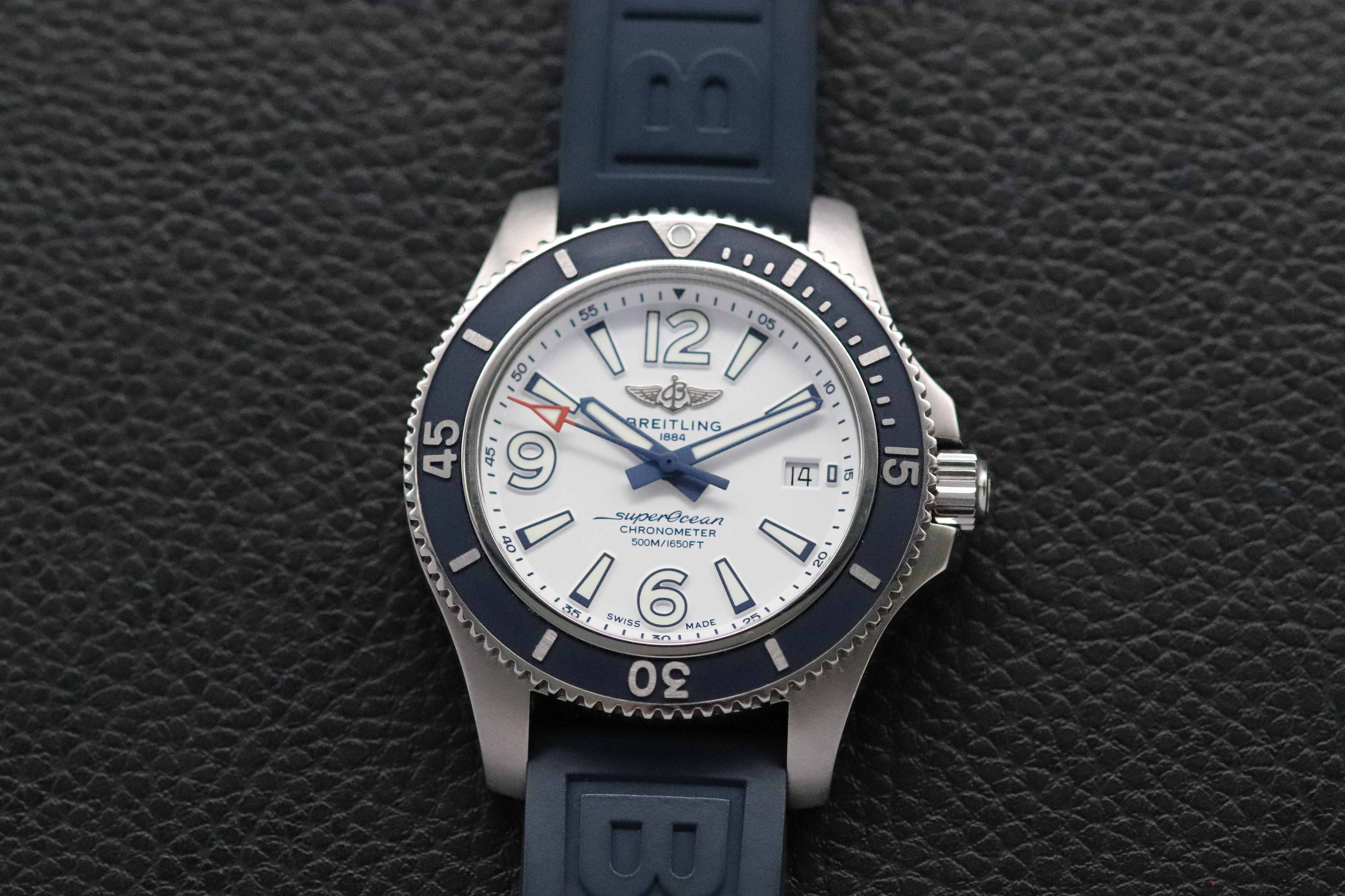 Breitling Superocean 42 A17366 Blau Papers 2020