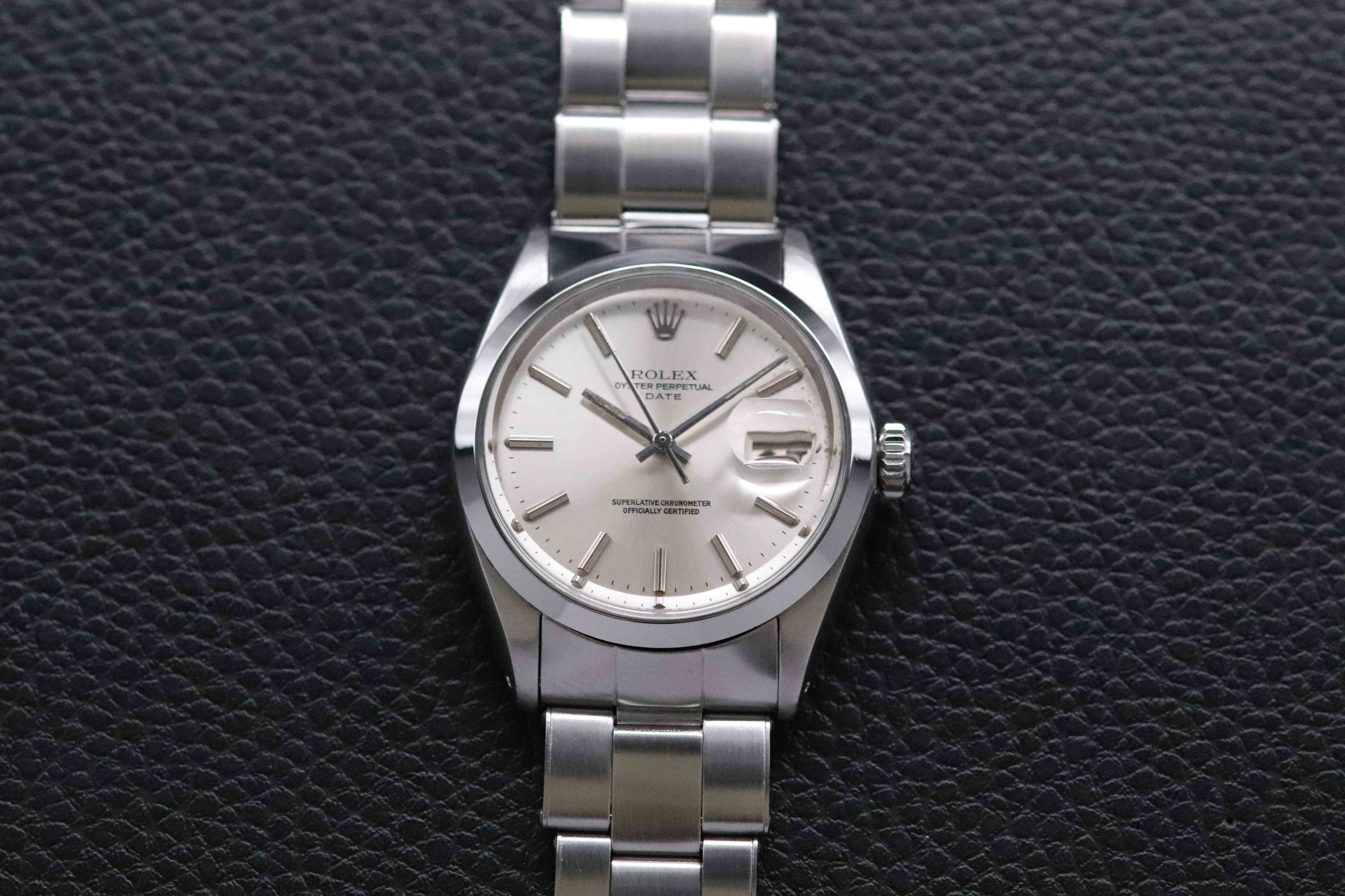 Rolex Date 1500 Silver Dial 1969