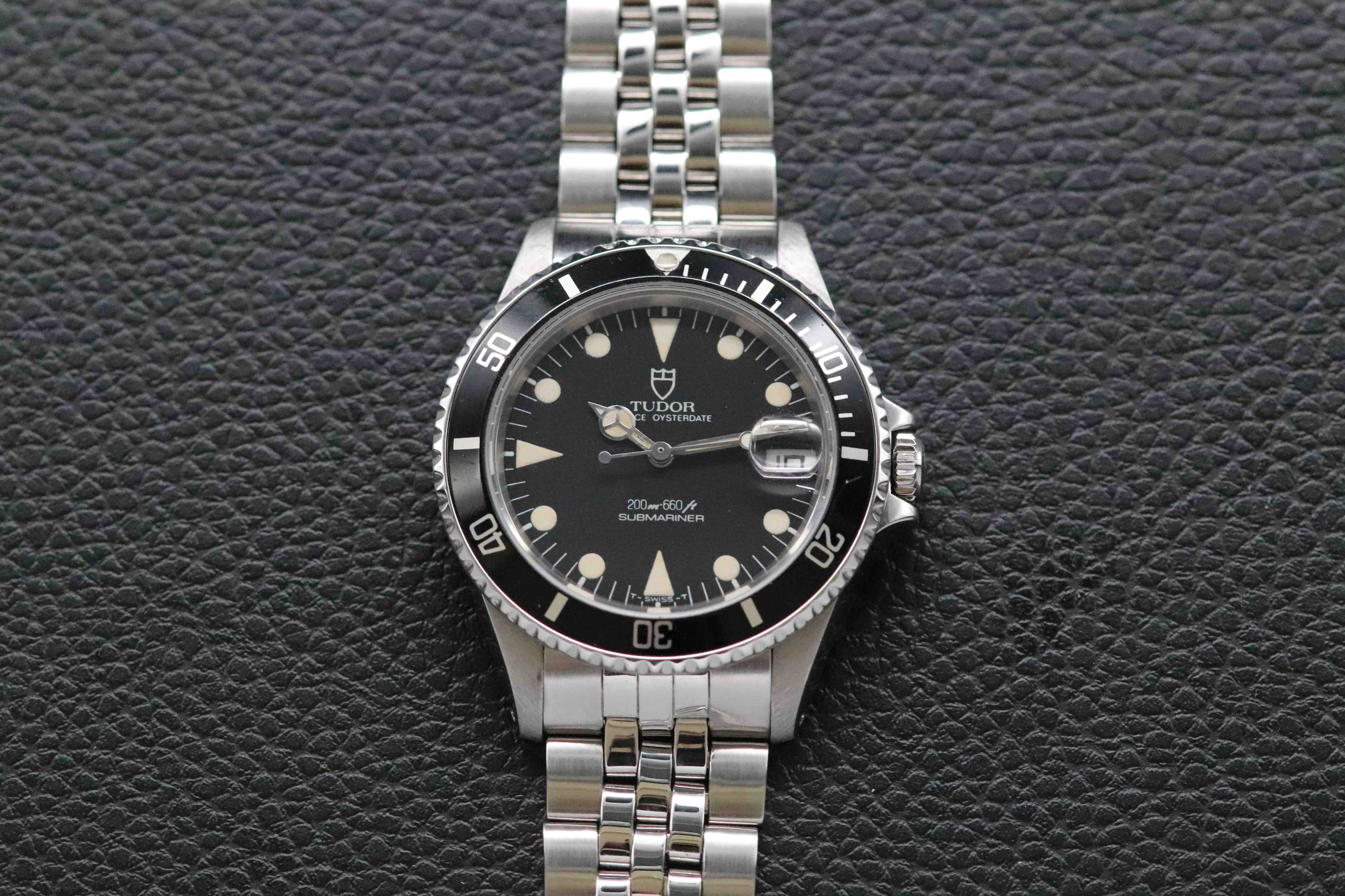 Tudor Submariner 75090 Black Dial 1990
