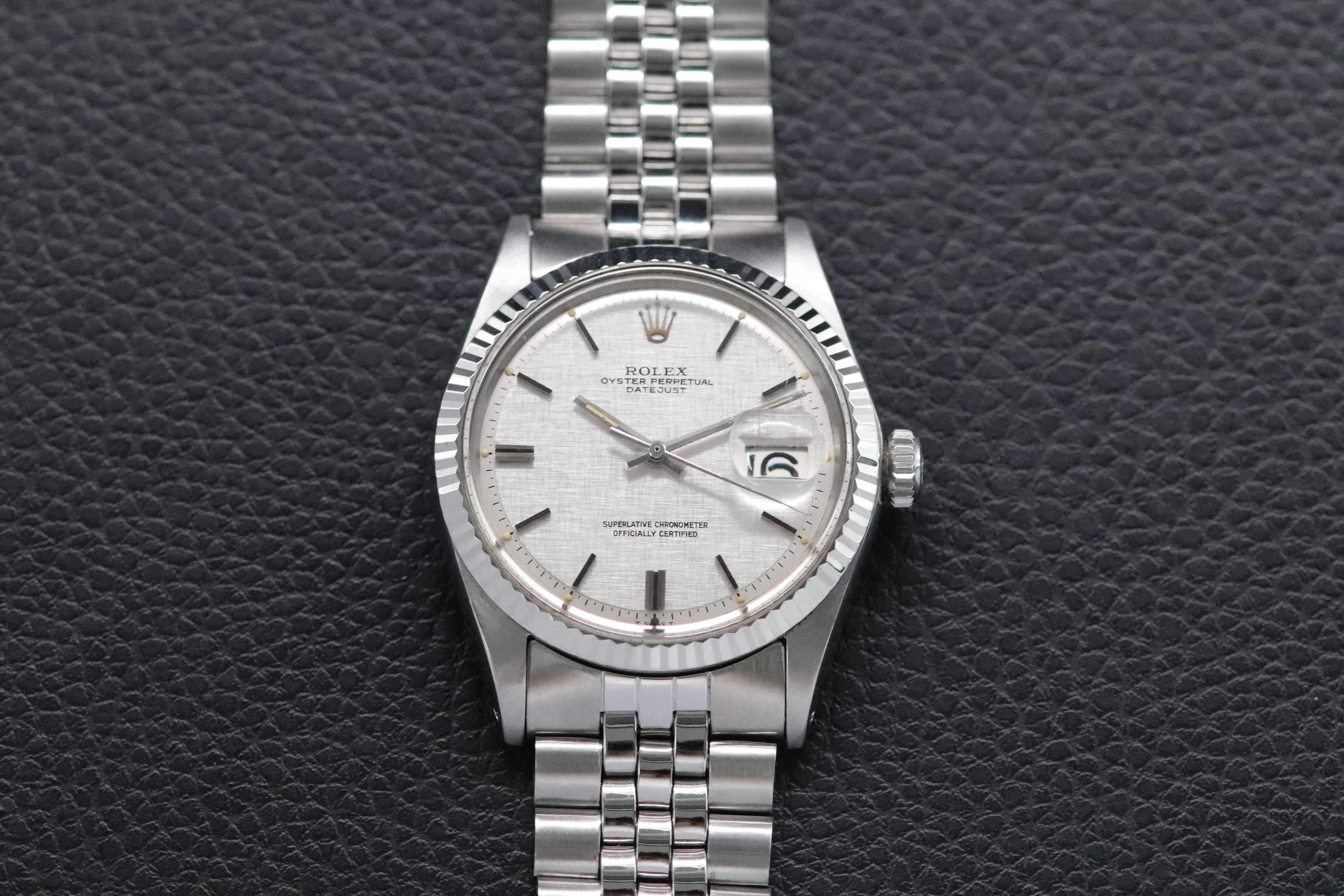 Rolex Datejust 1601 Silver Dial 1970