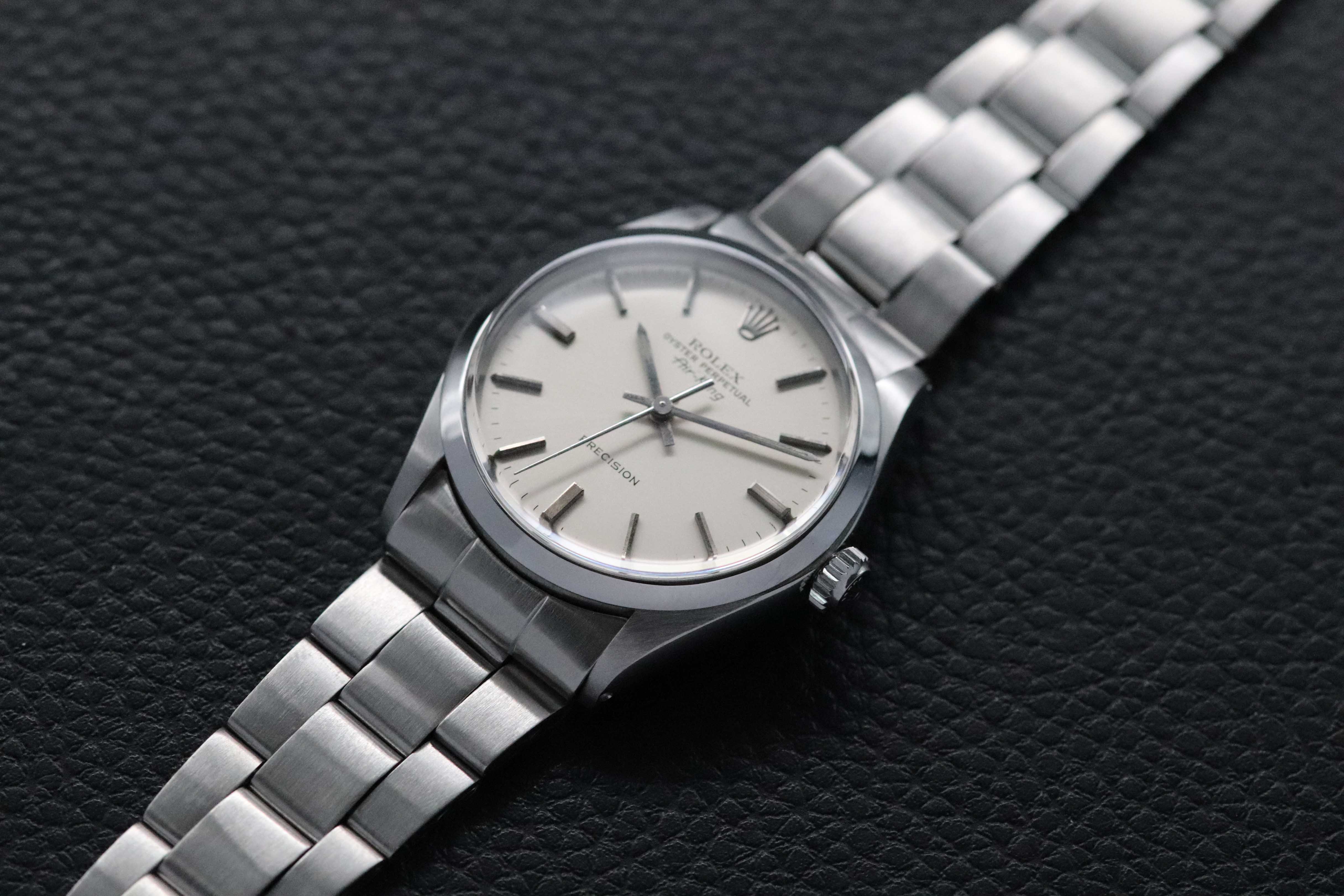 Rolex Air-King 5500 Silver Dial 1977