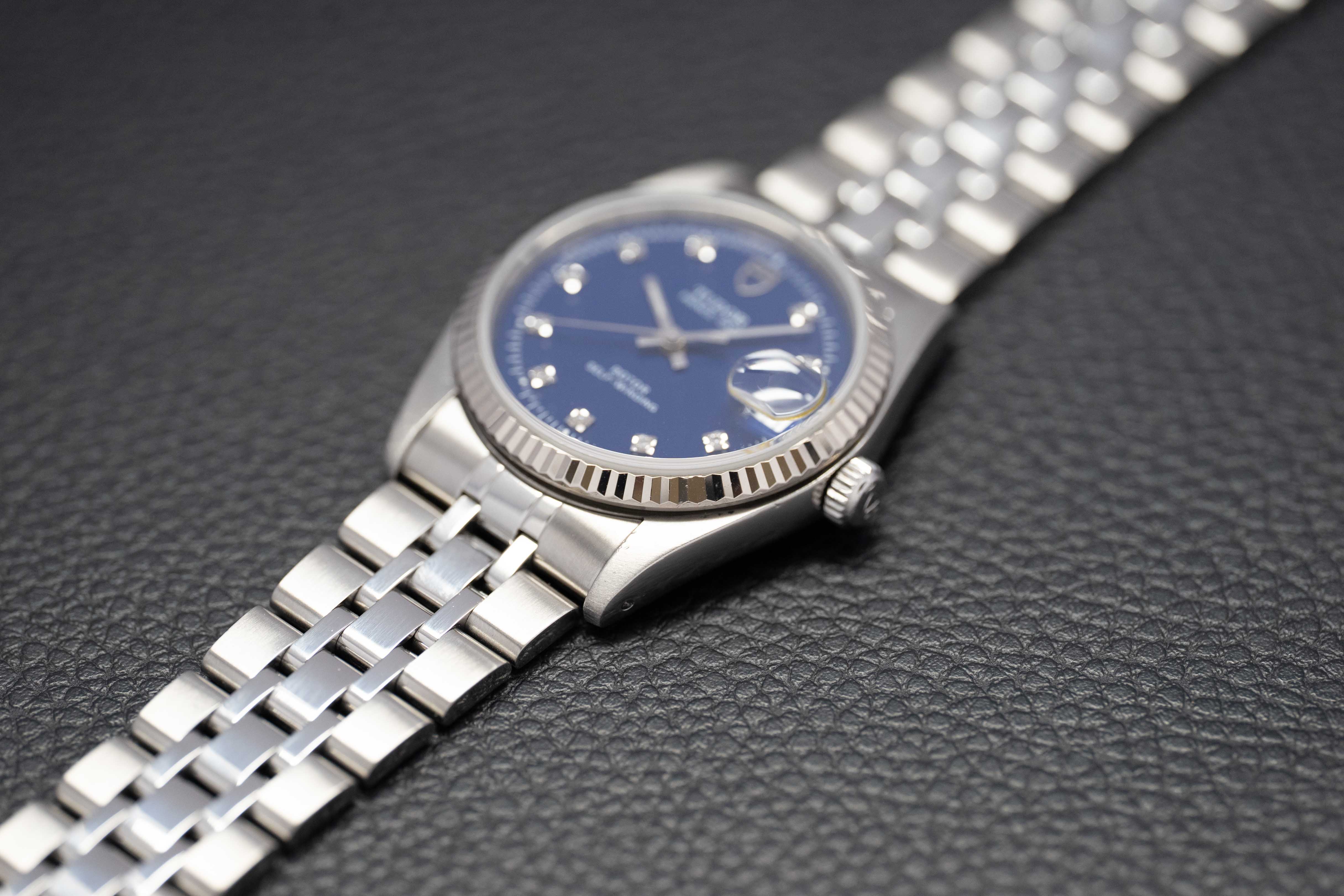 Tudor Prince Date 74034 Blue Dial 2007