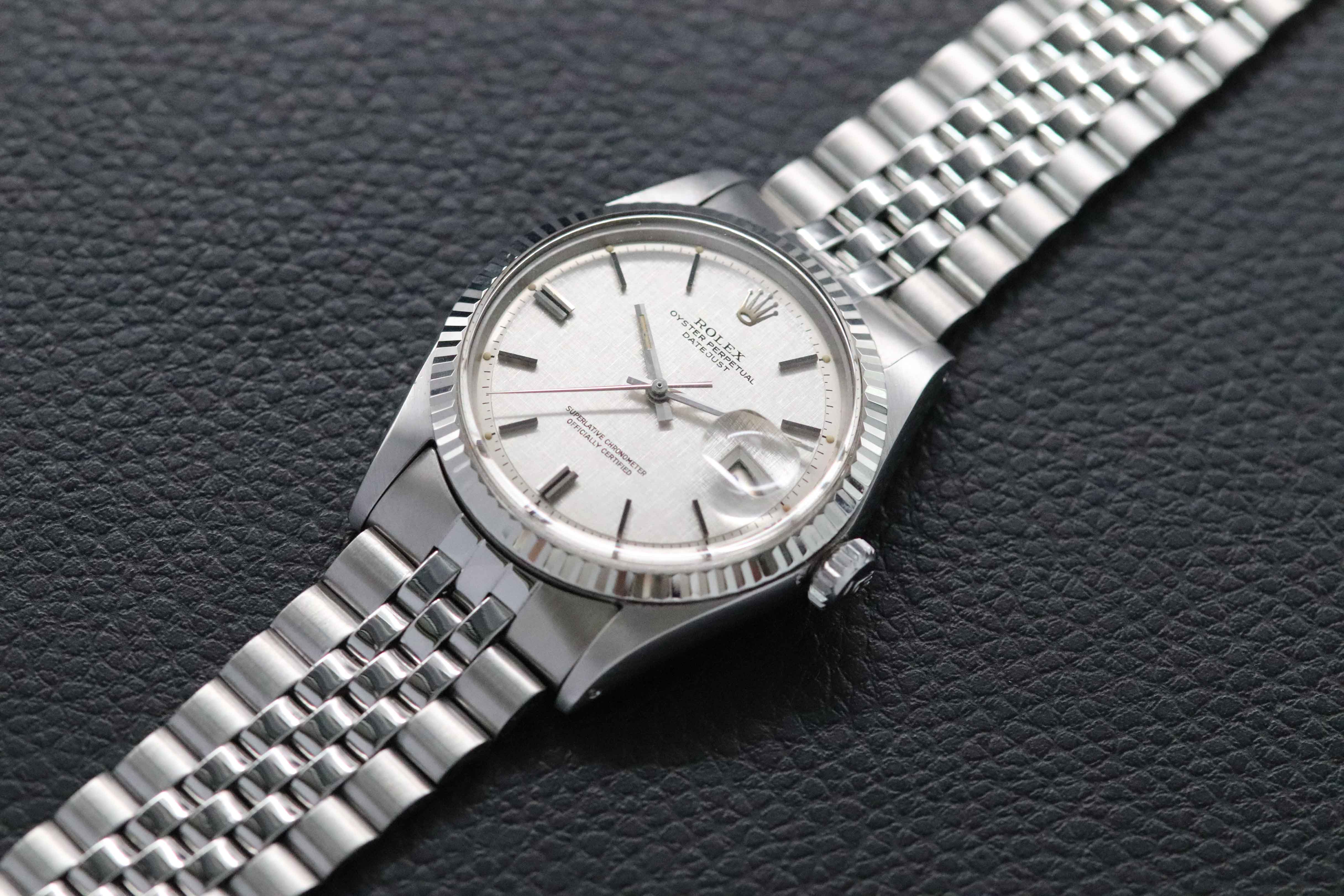 Rolex Datejust 1601 Silver Dial 1970