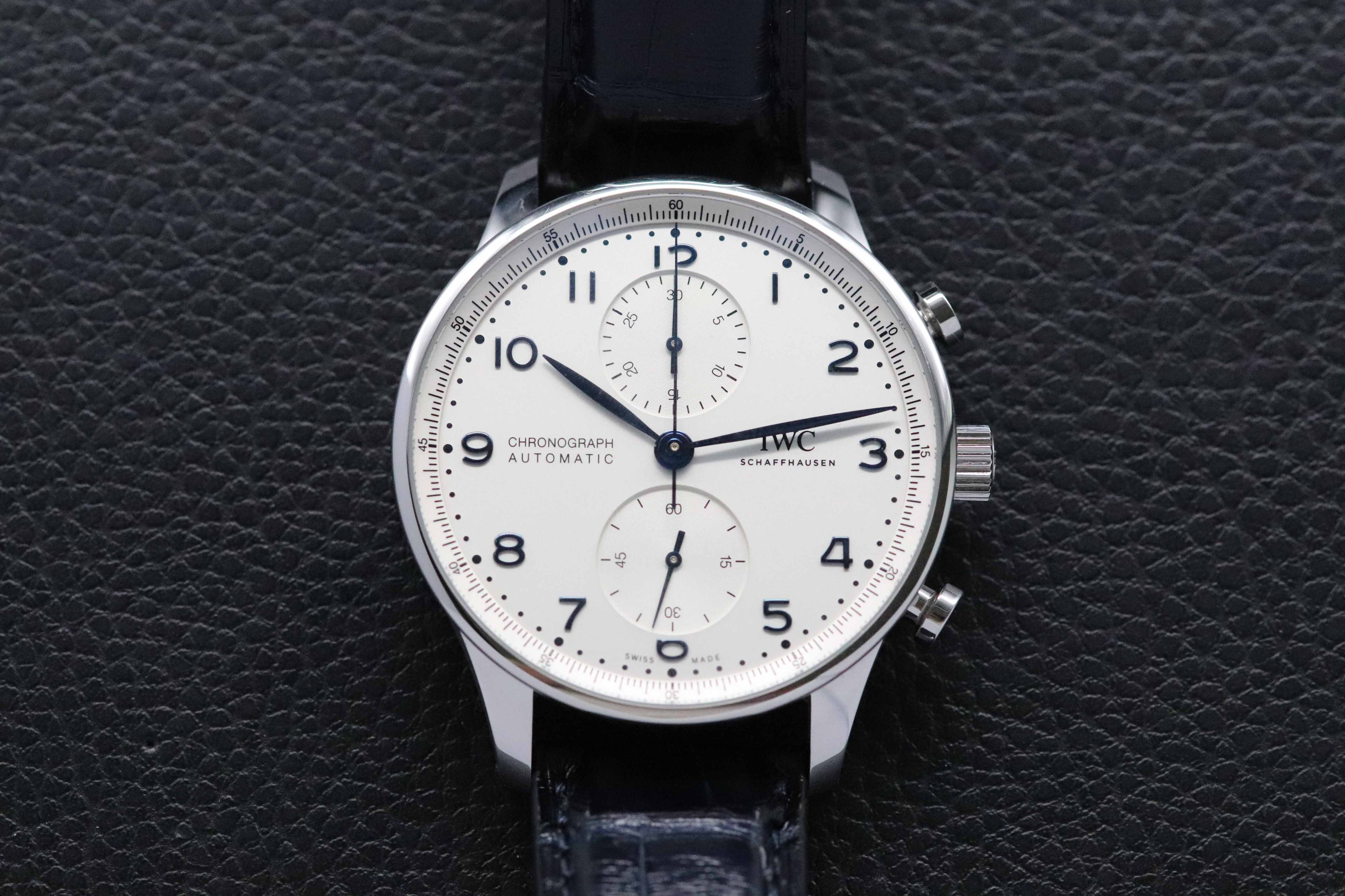 IWC Portugieser Chronograph IW371605 Fullset 2020 Box+Papers