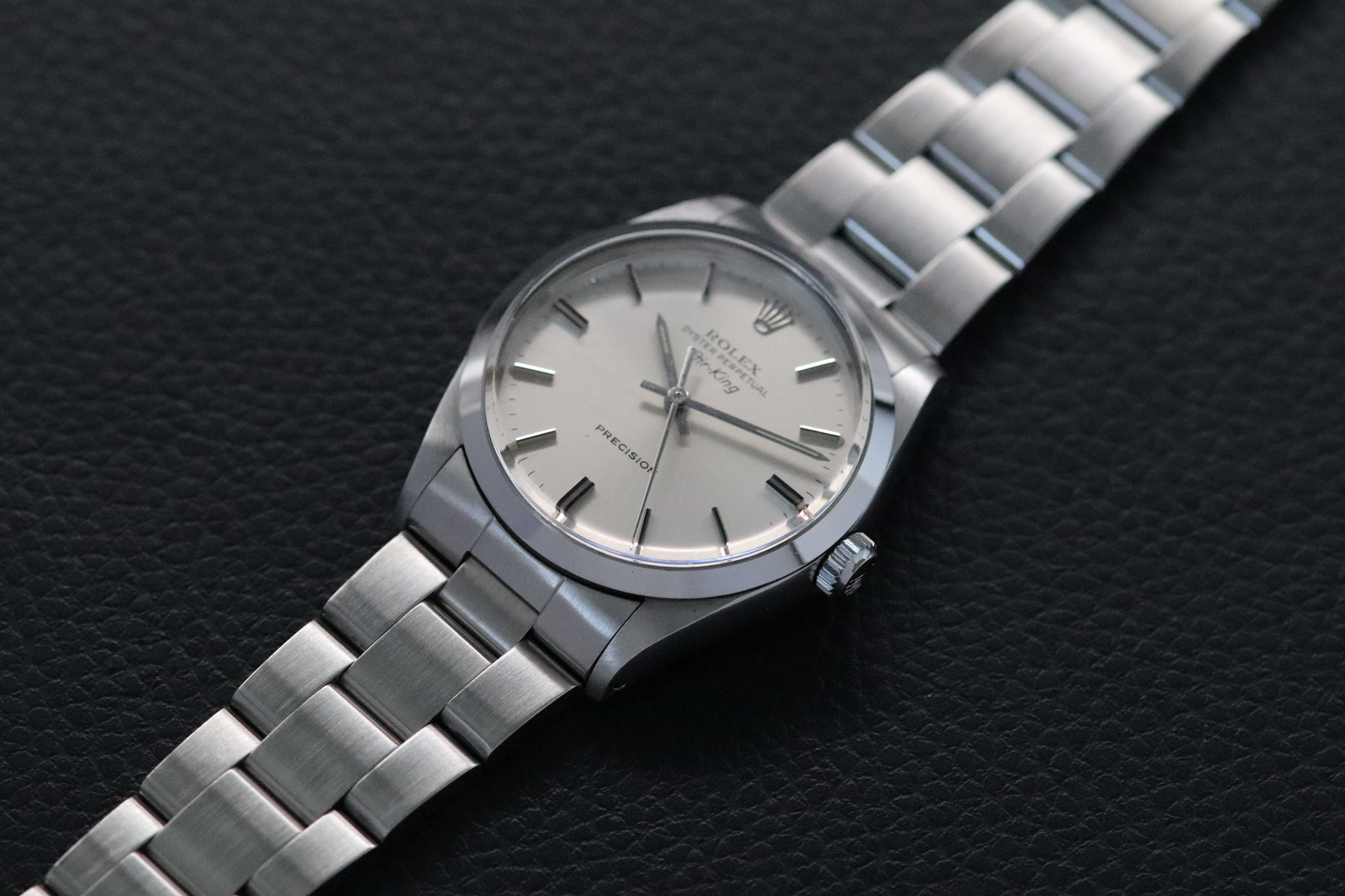 Rolex Air-King 5500 Silver Dial 1988