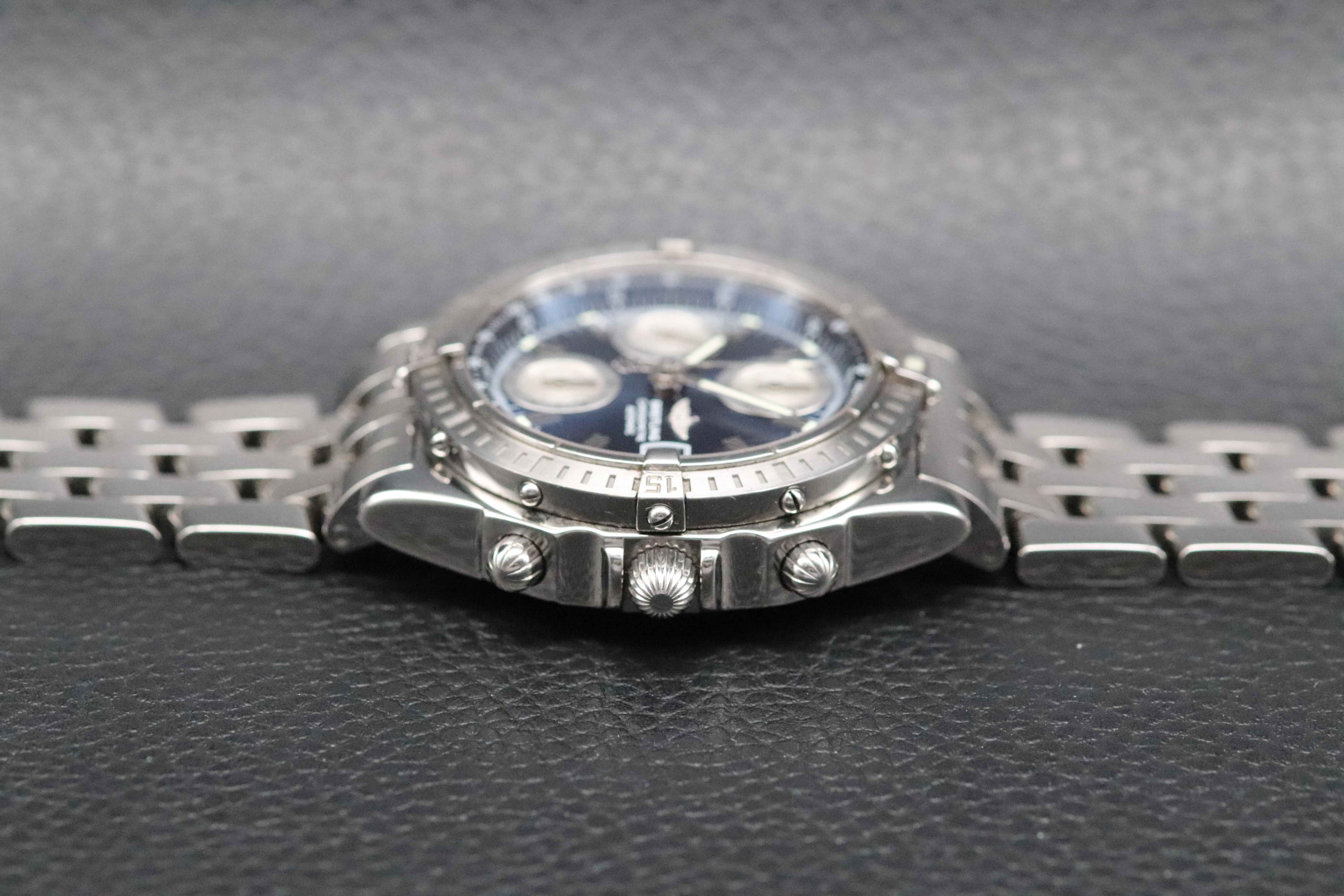 Breitling Chronomat A13352 Blue Dial 2005