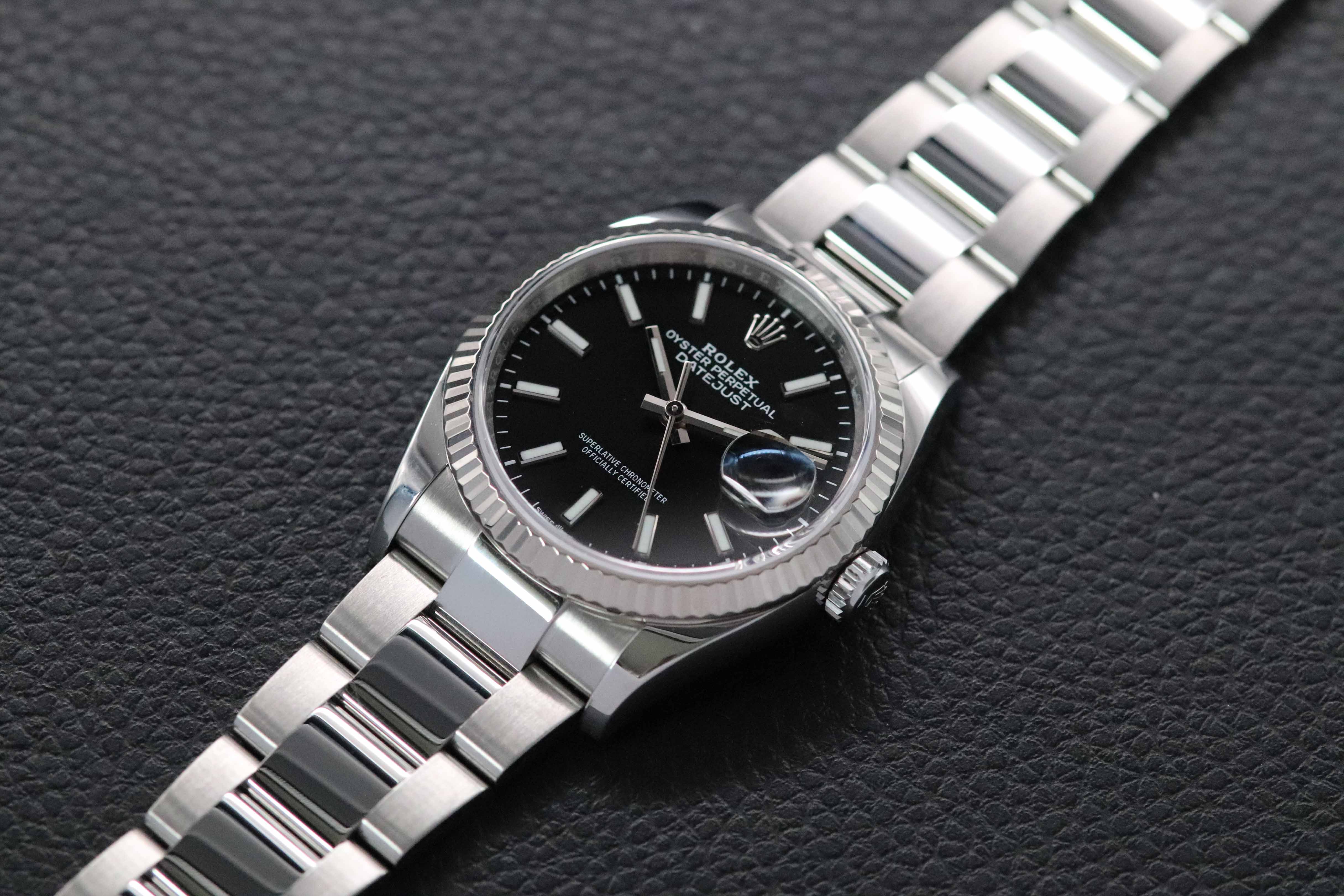 Rolex Datejust 126234 Black Dial Fullset 2020 Box+Papers