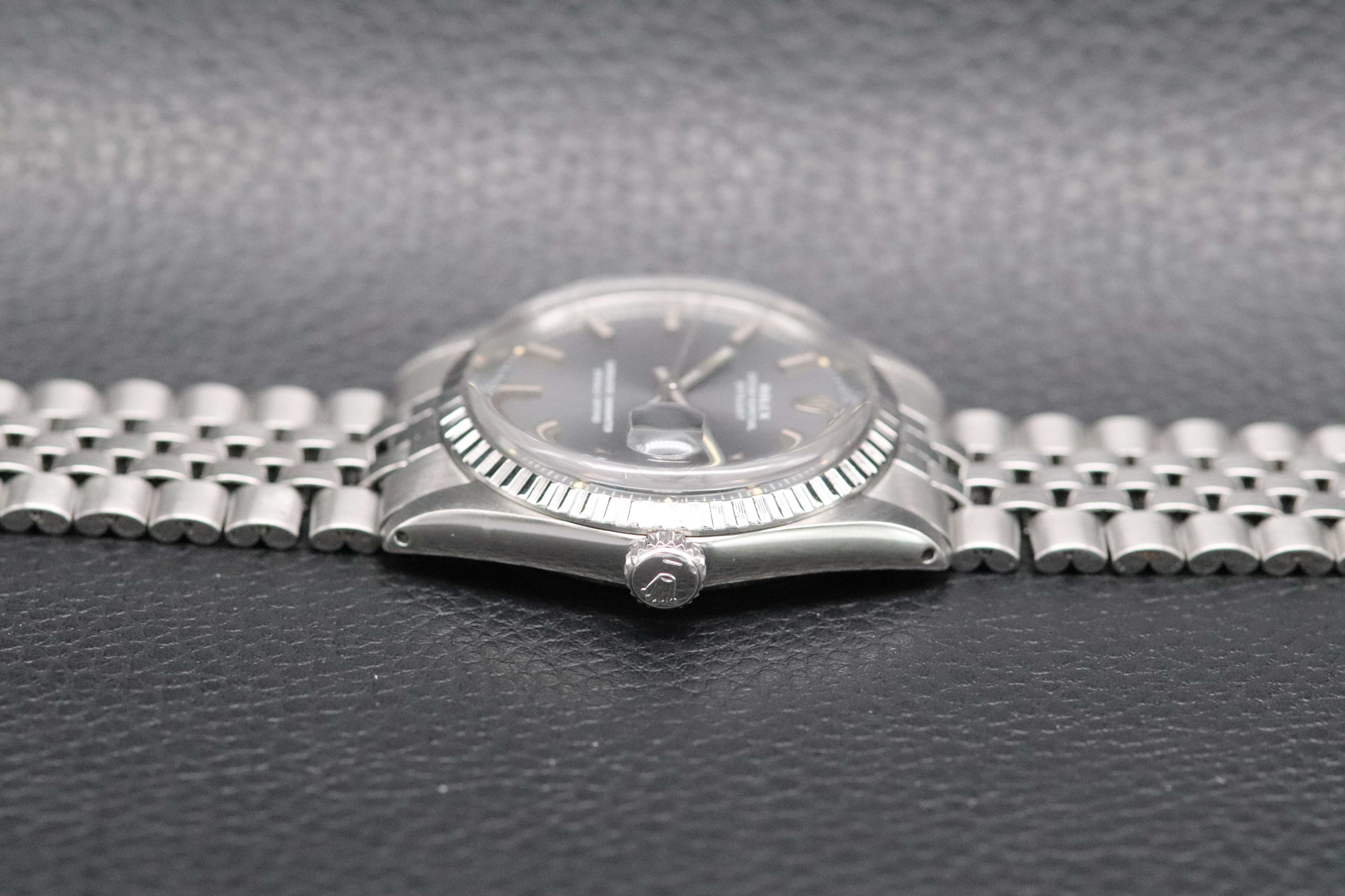 Rolex Datejust 1603 Gray Wide Boy Dial 1972