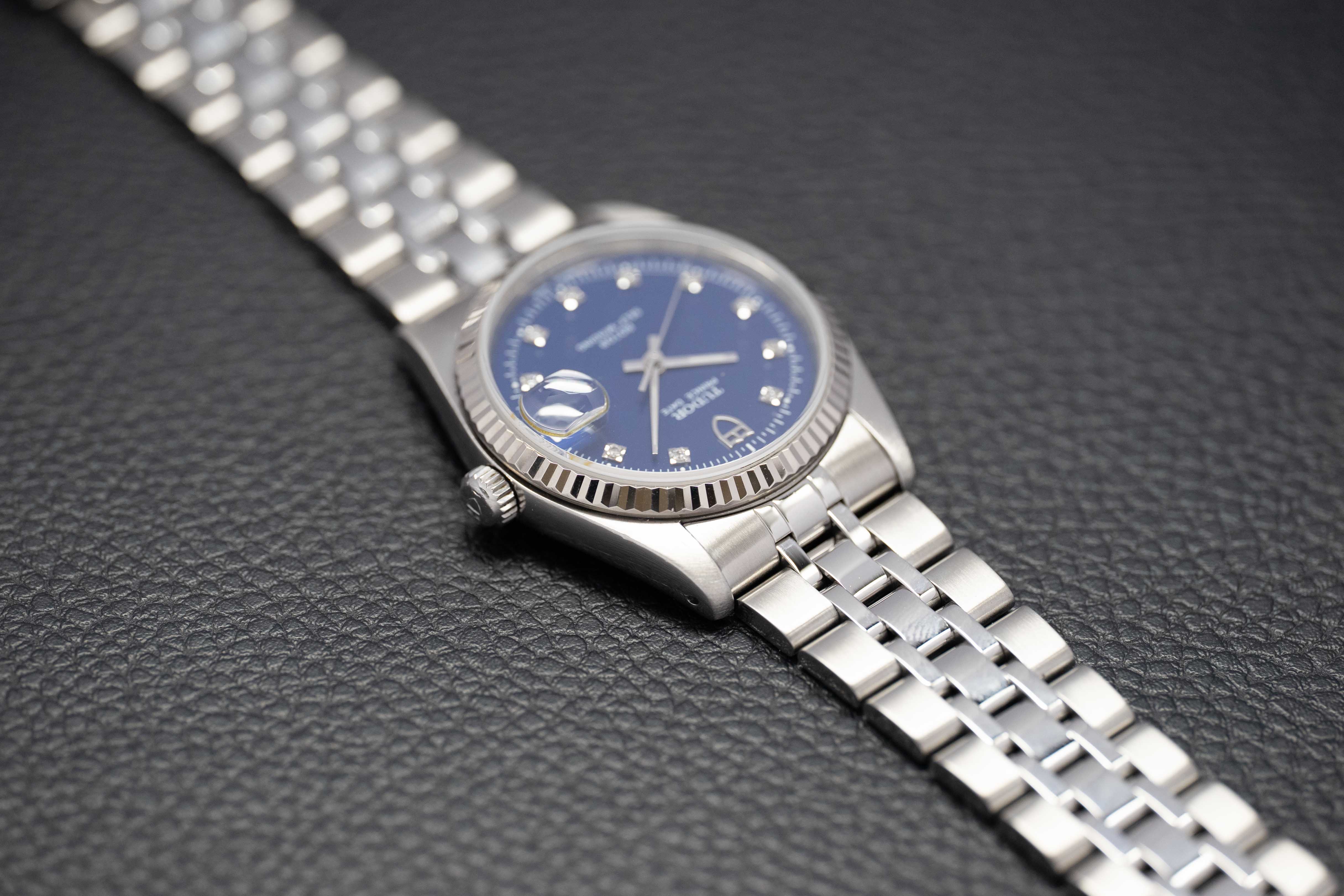 Tudor Prince Date 74034 Blue Dial 2007