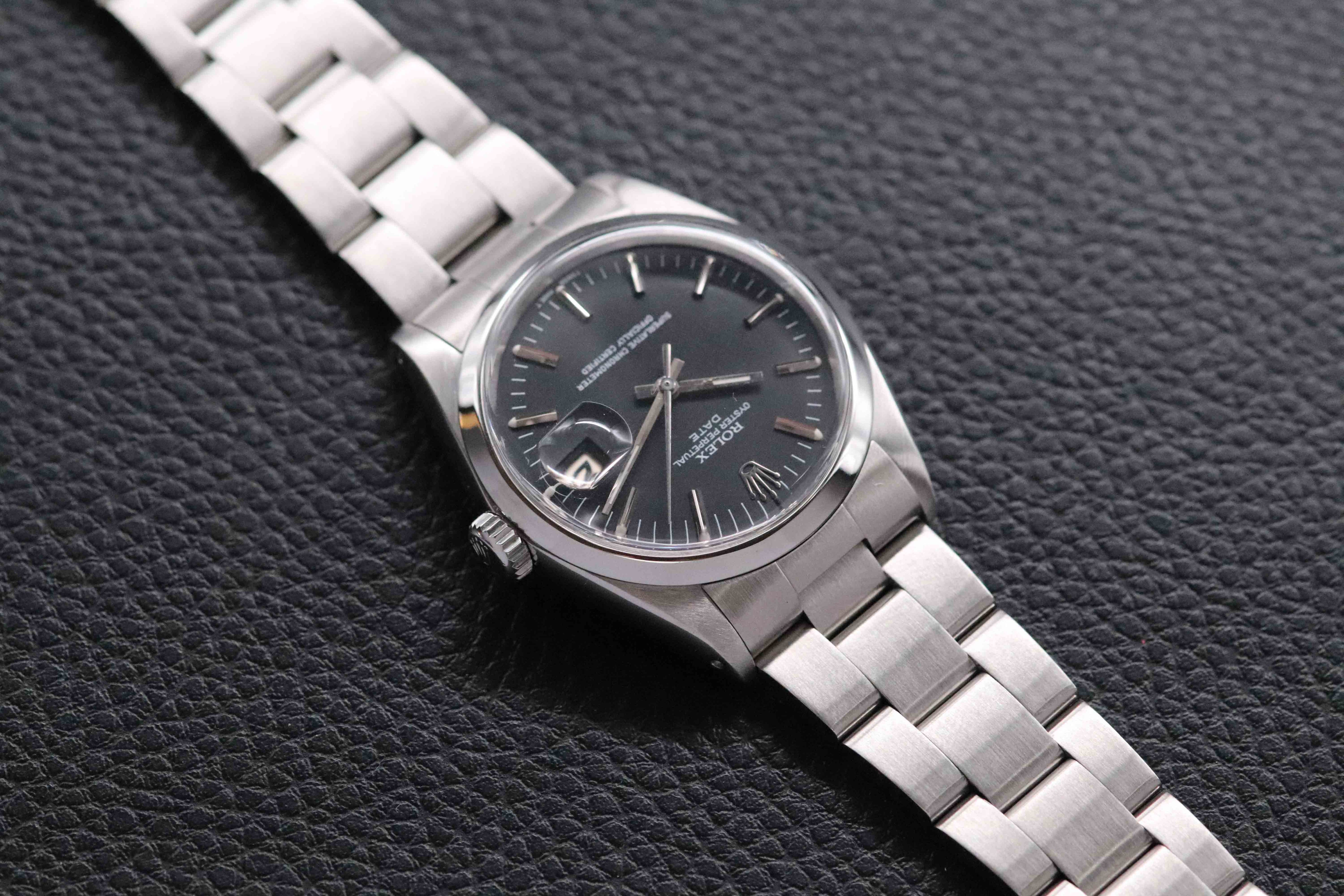 Rolex Date 1500 Black Dial 1969