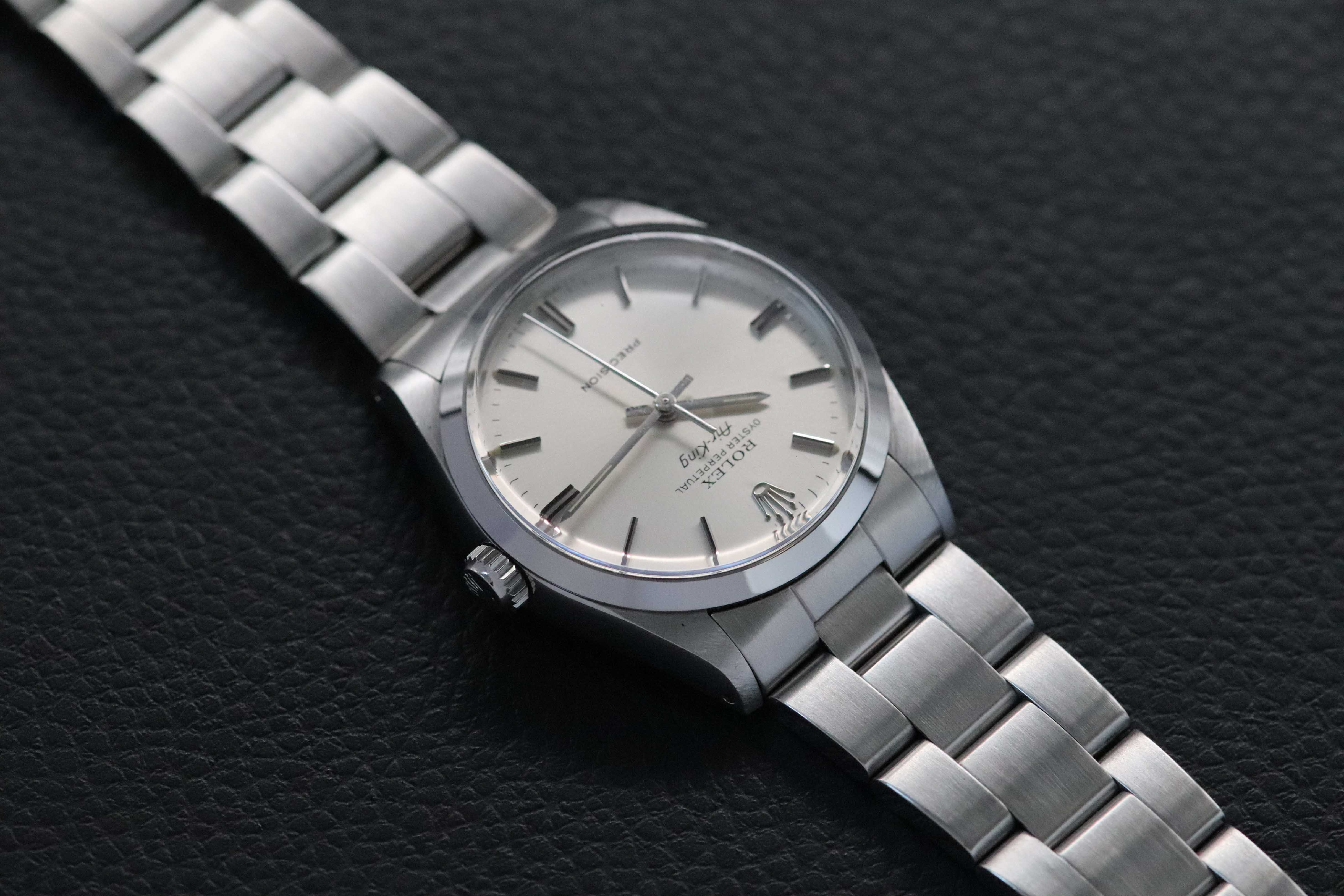 Rolex Air-King 5500 Silver Dial 1988
