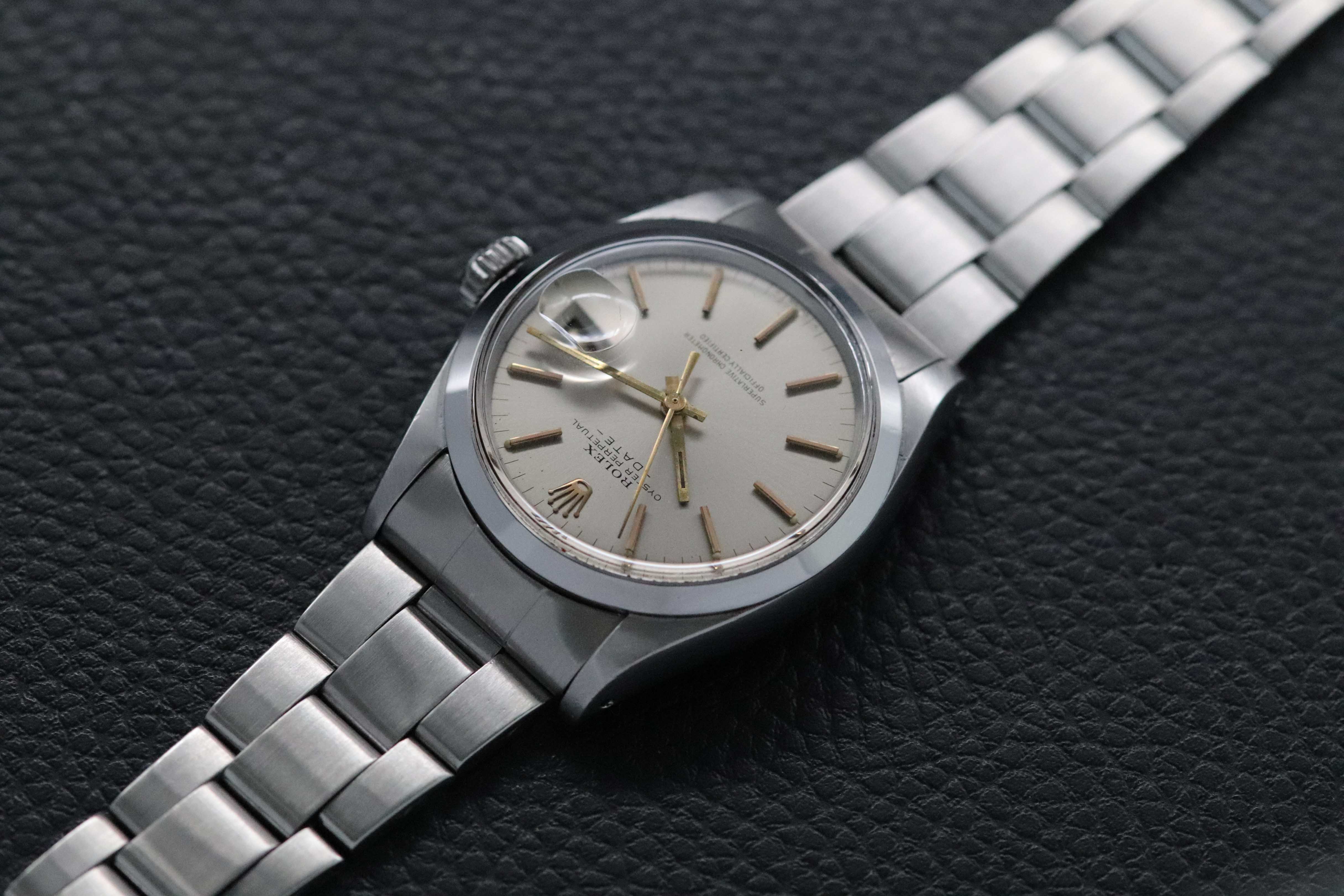 Rolex Date 1500 Grey Dial 1971