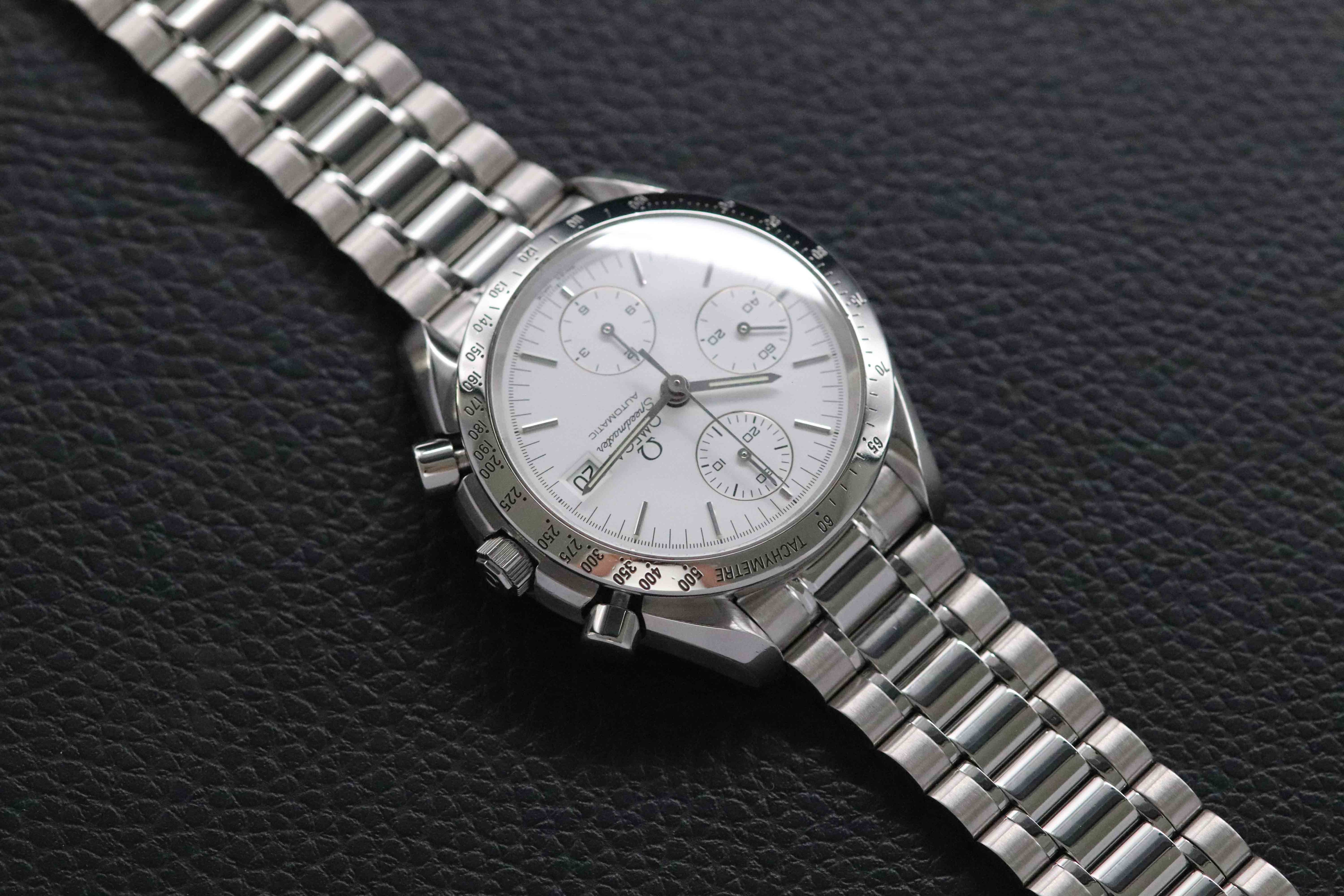 Omega Speedmaster Date 3511.20 White Dial 1998 Albino Papers