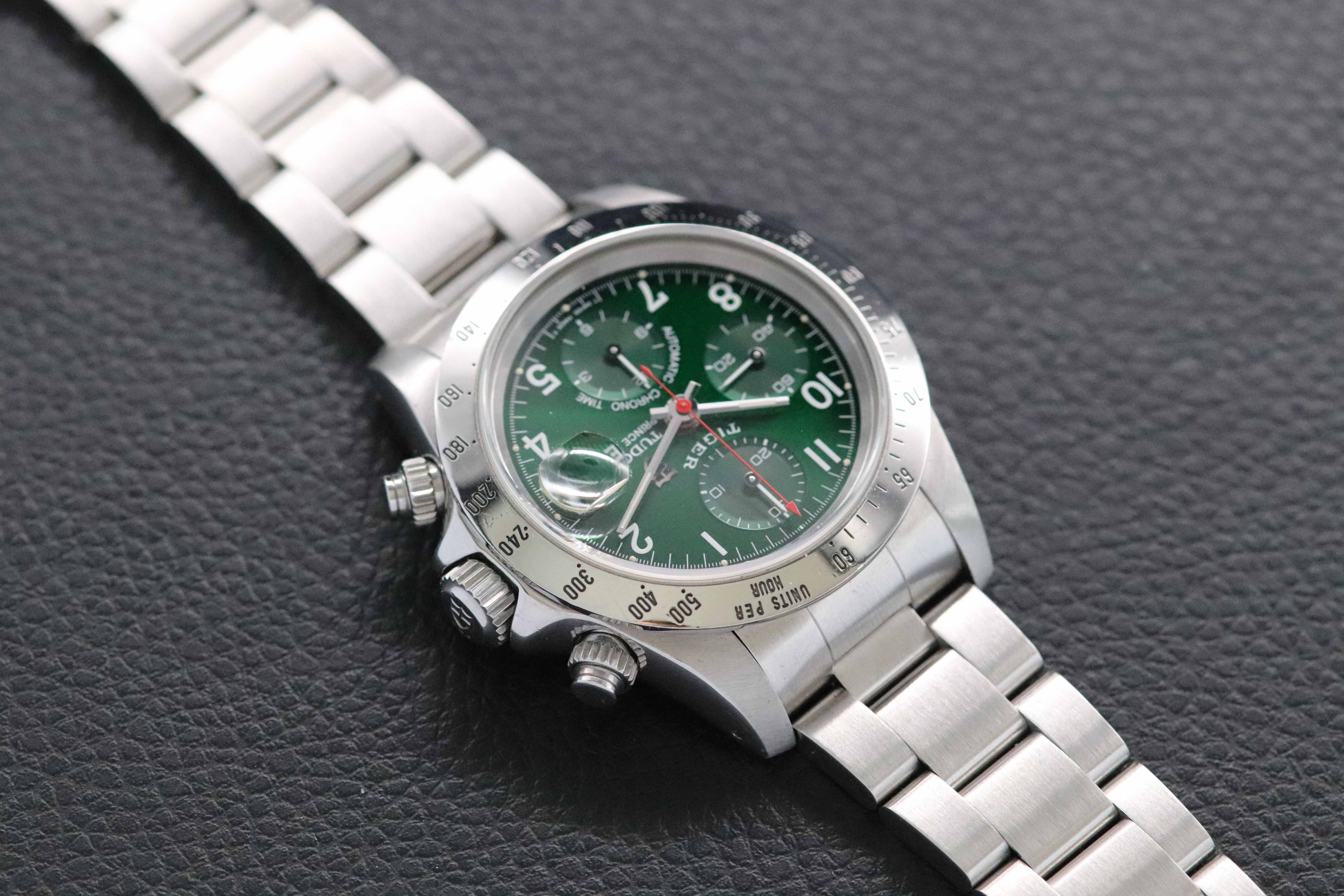 Tudor Oysterdate Small Block 79280 Green Dial 1999