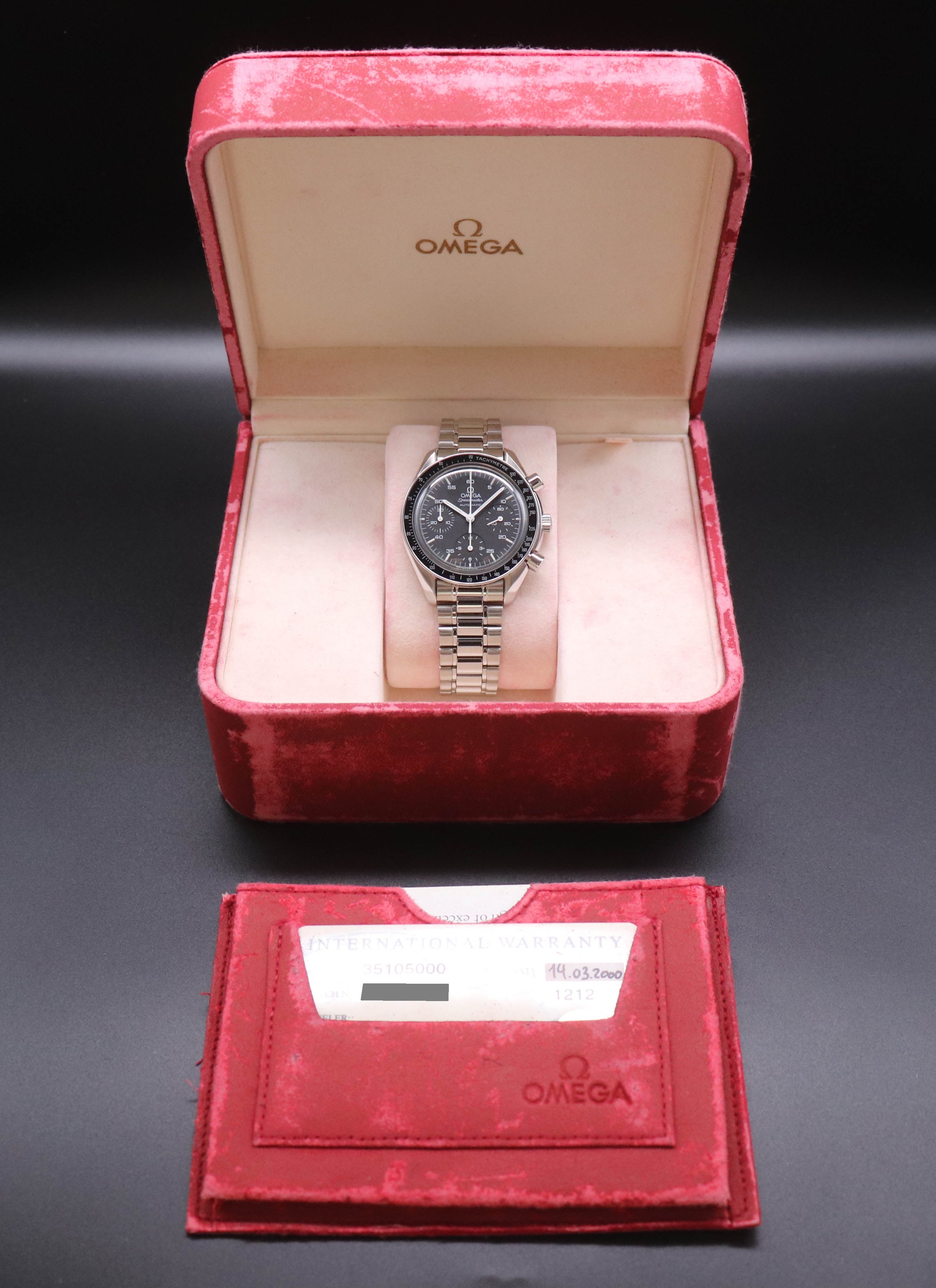 Omega Speedmaster Reduced 3510.50 Fullset 2000 Box+Papers