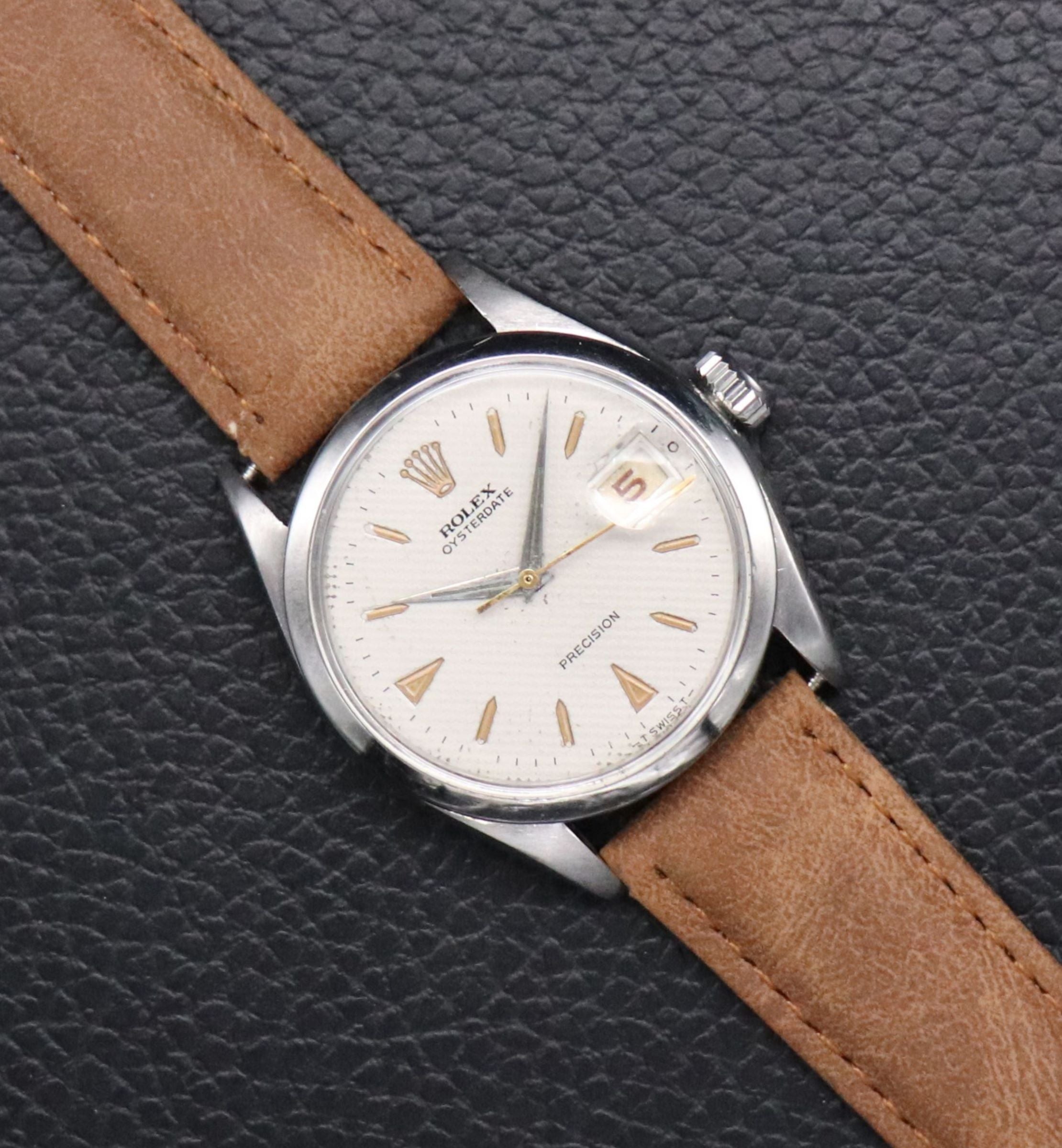 Rolex Oysterdate 6294 Waffle Dial