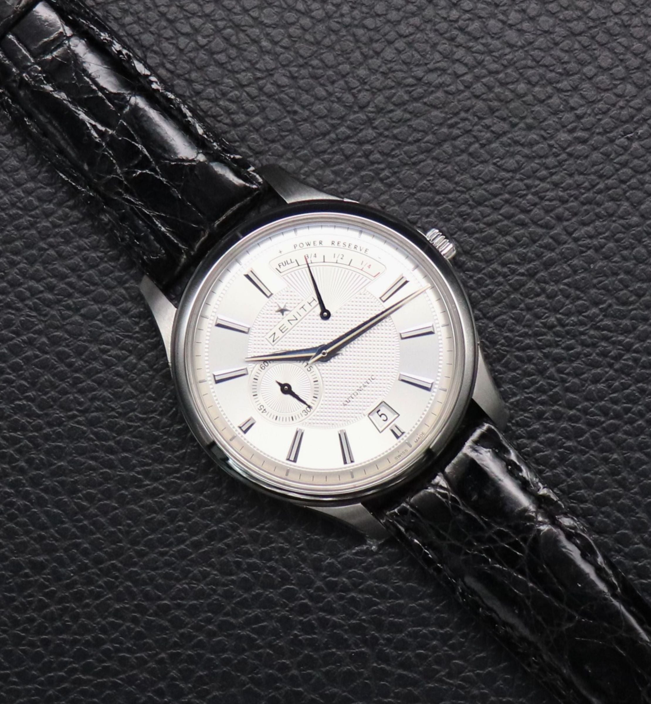 Zenith Captain Power Reserve 03.2120.685 Glass Botton 2013 Papers