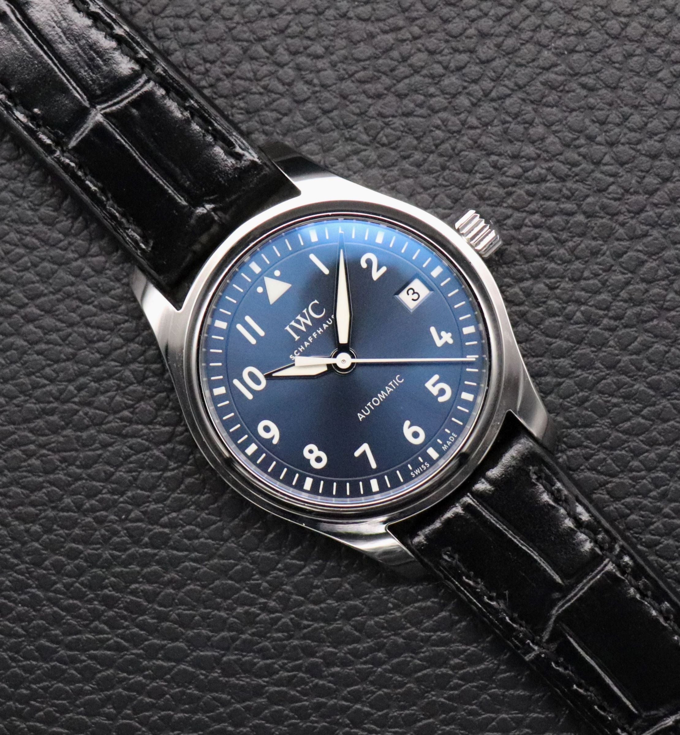 IWC Pilot's Watch IW324008 Blue 2018 Papers