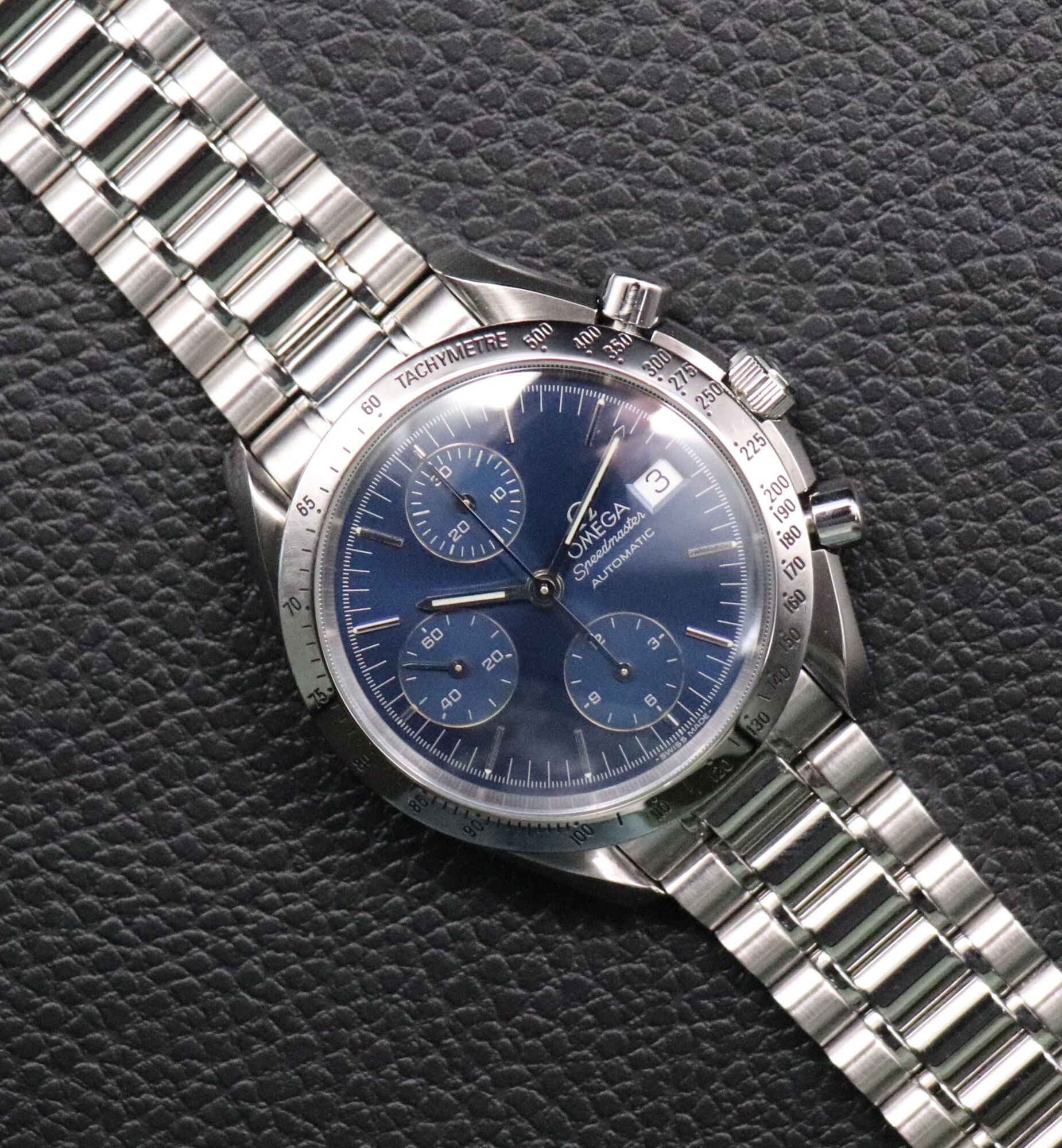 Omega Speedmaster Date 3511.80 Blue Dial 1998