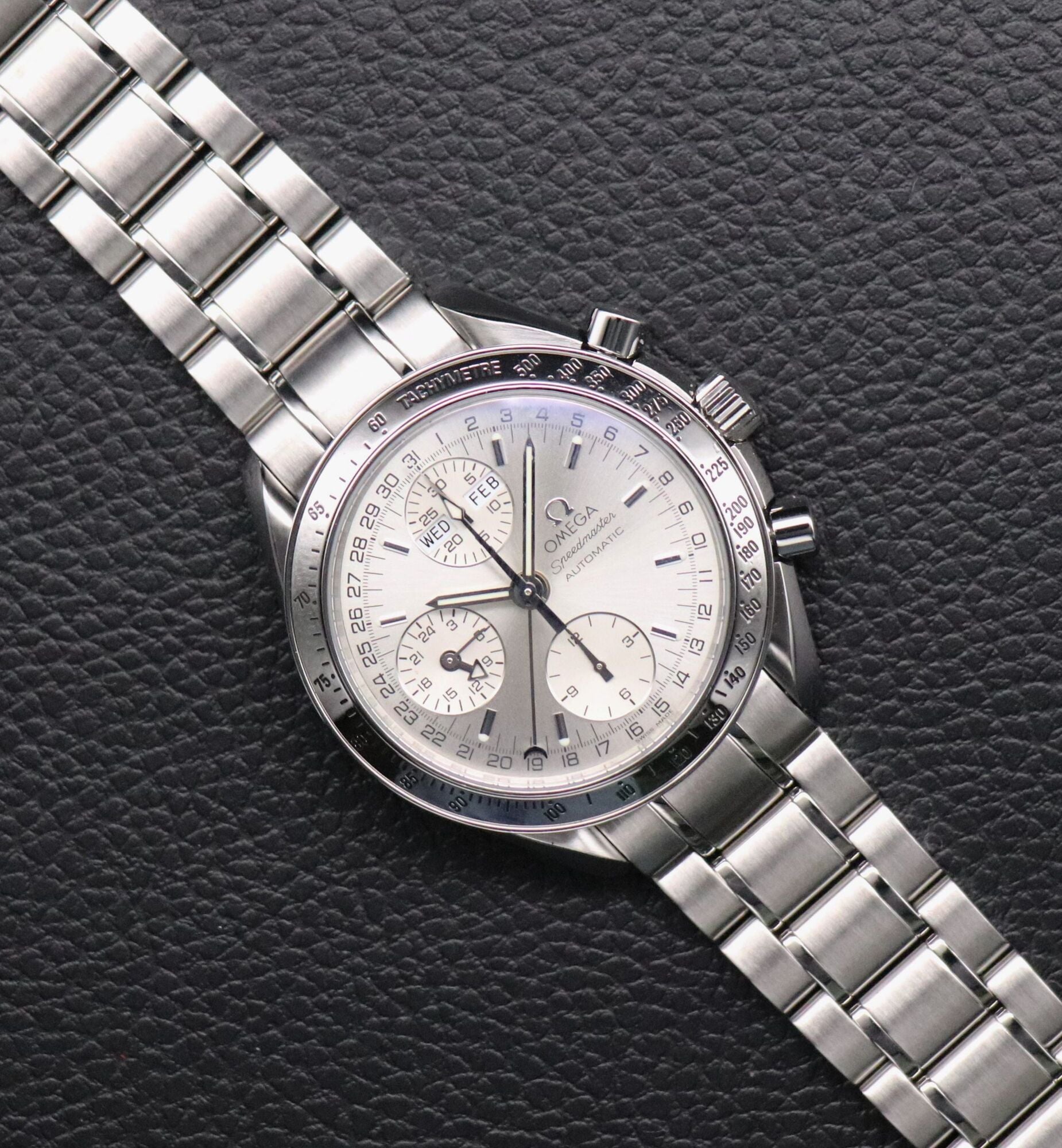 Omega Speedmaster Day Date 3523.30 Silver Dial