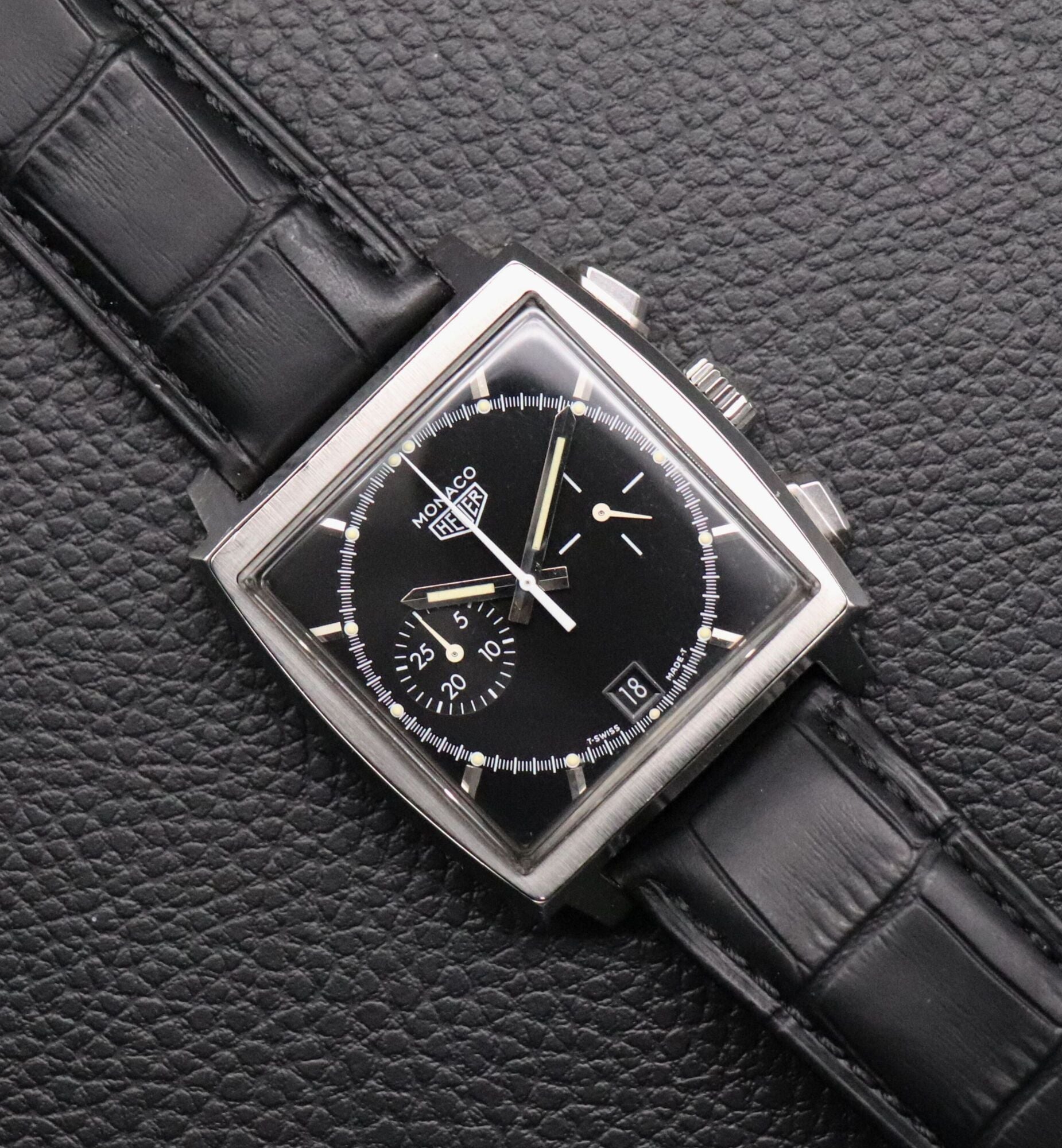Tag Heuer Monaco CS2110 Black Dial 1997