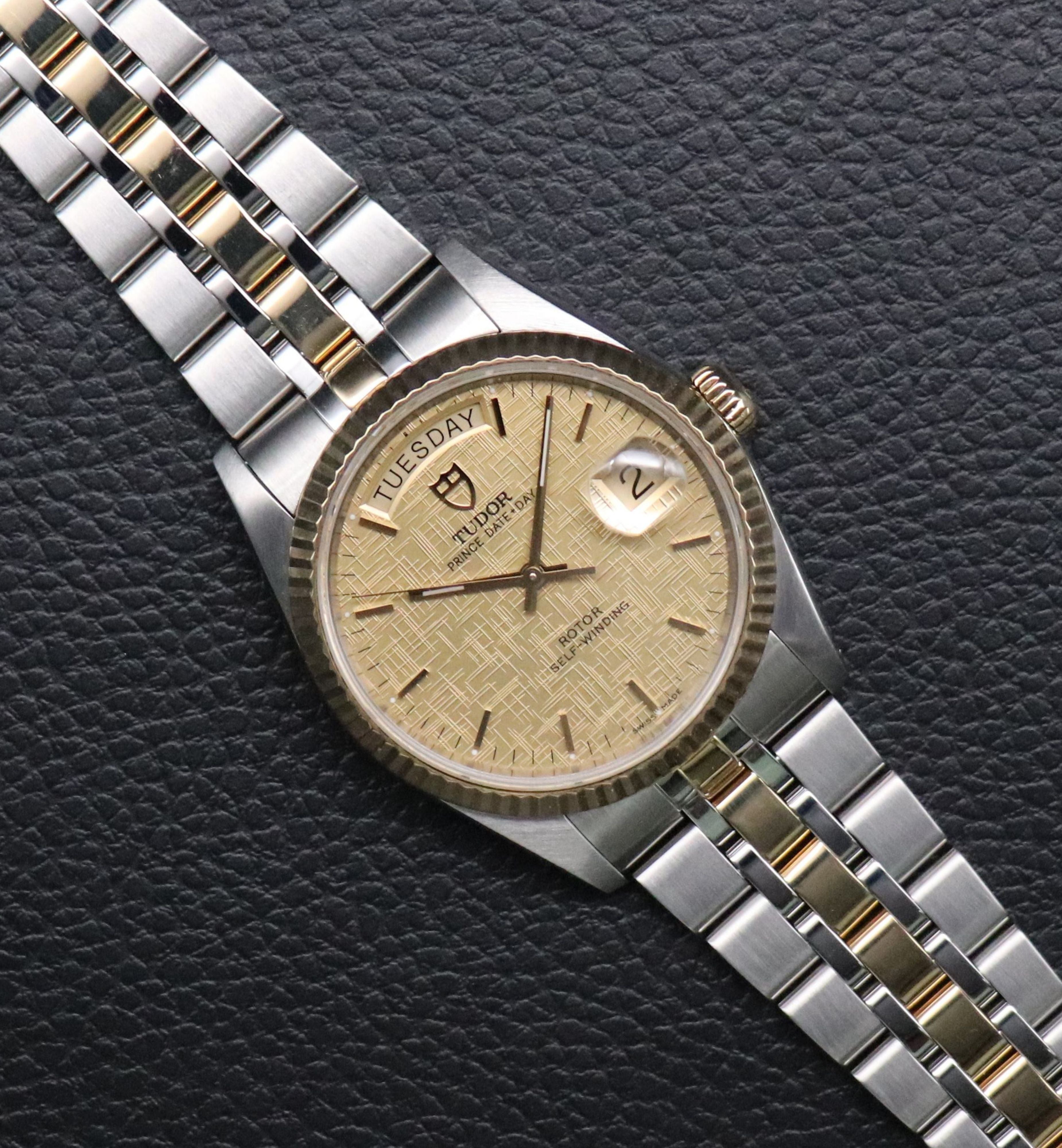 Tudor Prince Date-Day 76213 Linen Dial 2017