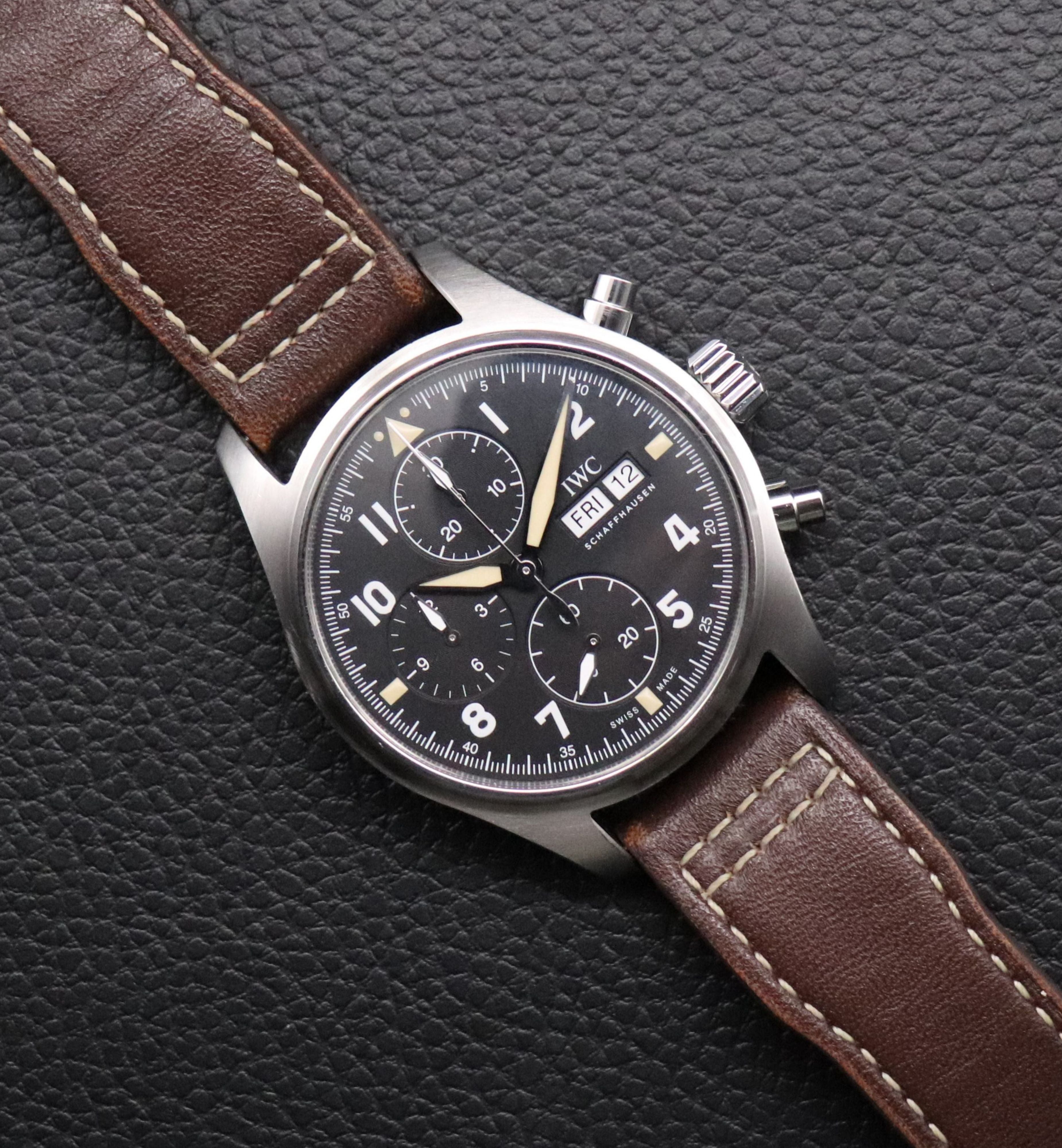 IWC Fliegeruhr Spitfire Chrono IW387903 Papers