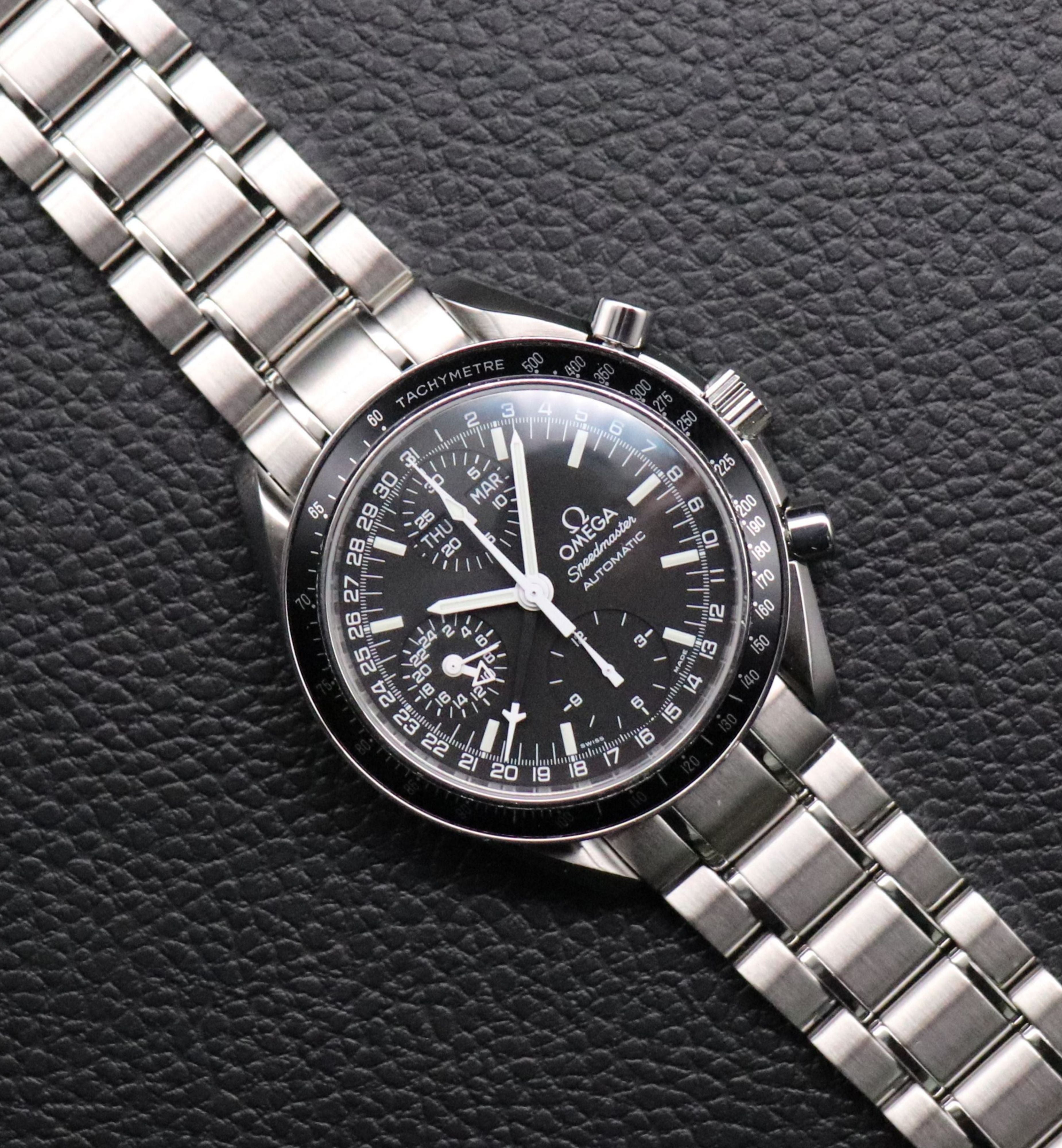 Omega Speedmaster Day Date 3520.50 Black Dial 1998