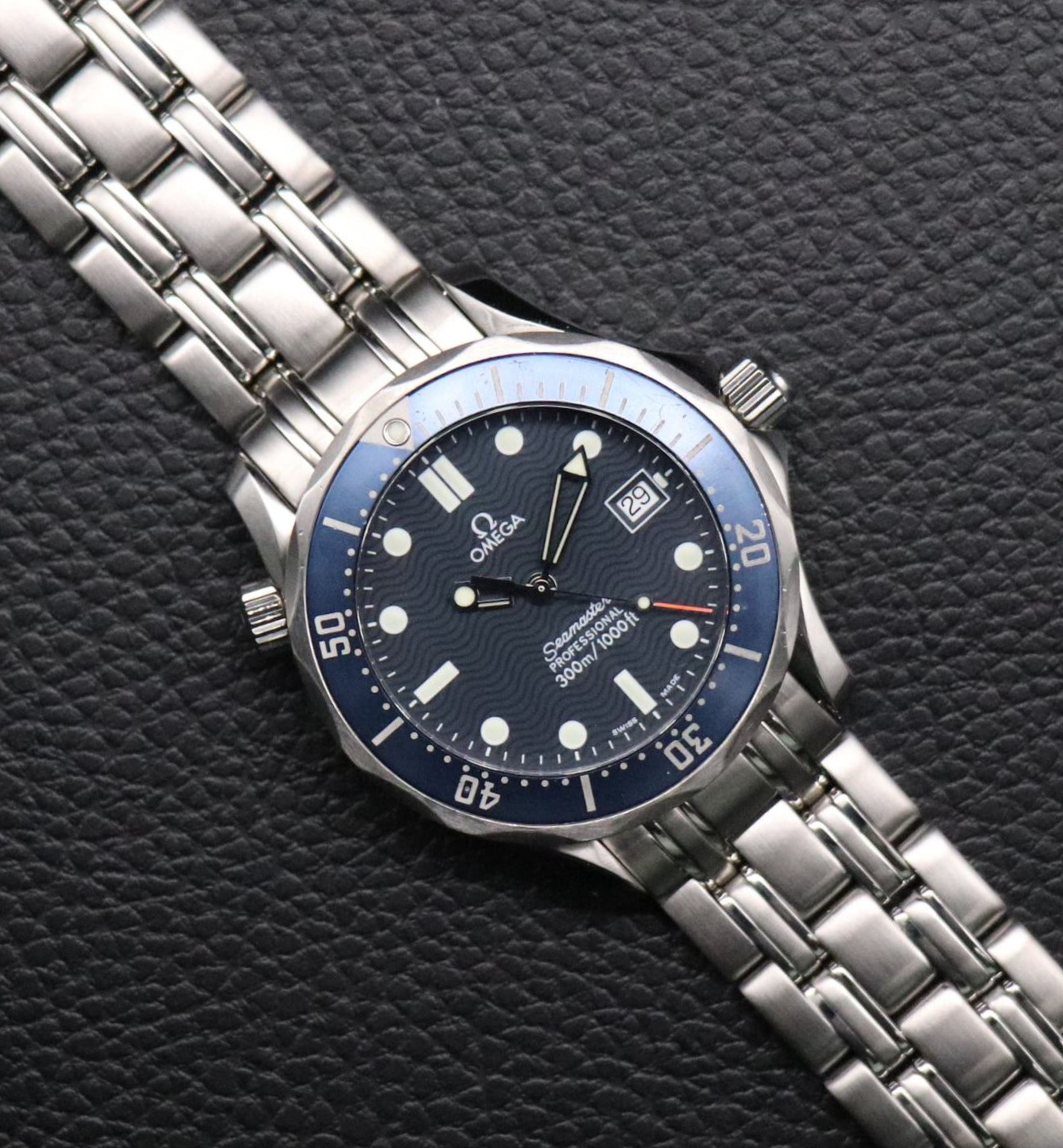 Omega Seamaster 300 2561.80 Blue Dial 1998