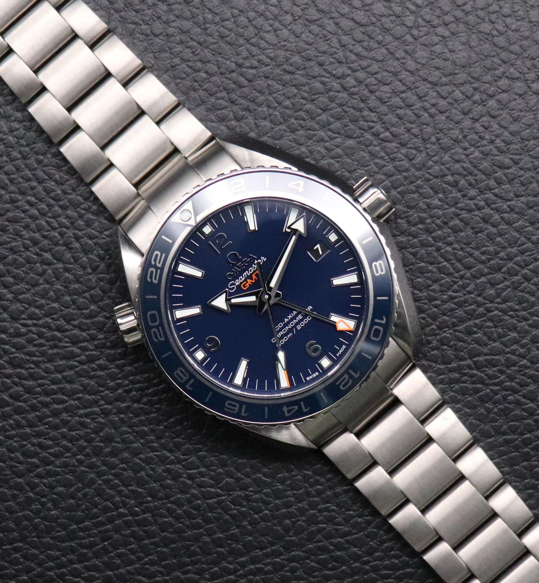 Omega Seamaster Planet Ocean GMT 232.90.44.22.03.001 Fullset 2019 Box+Papers