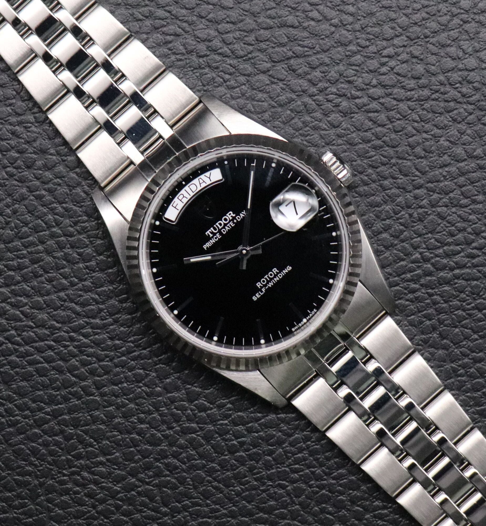 Tudor Prince Date-Day 76214 Black Dial 2008
