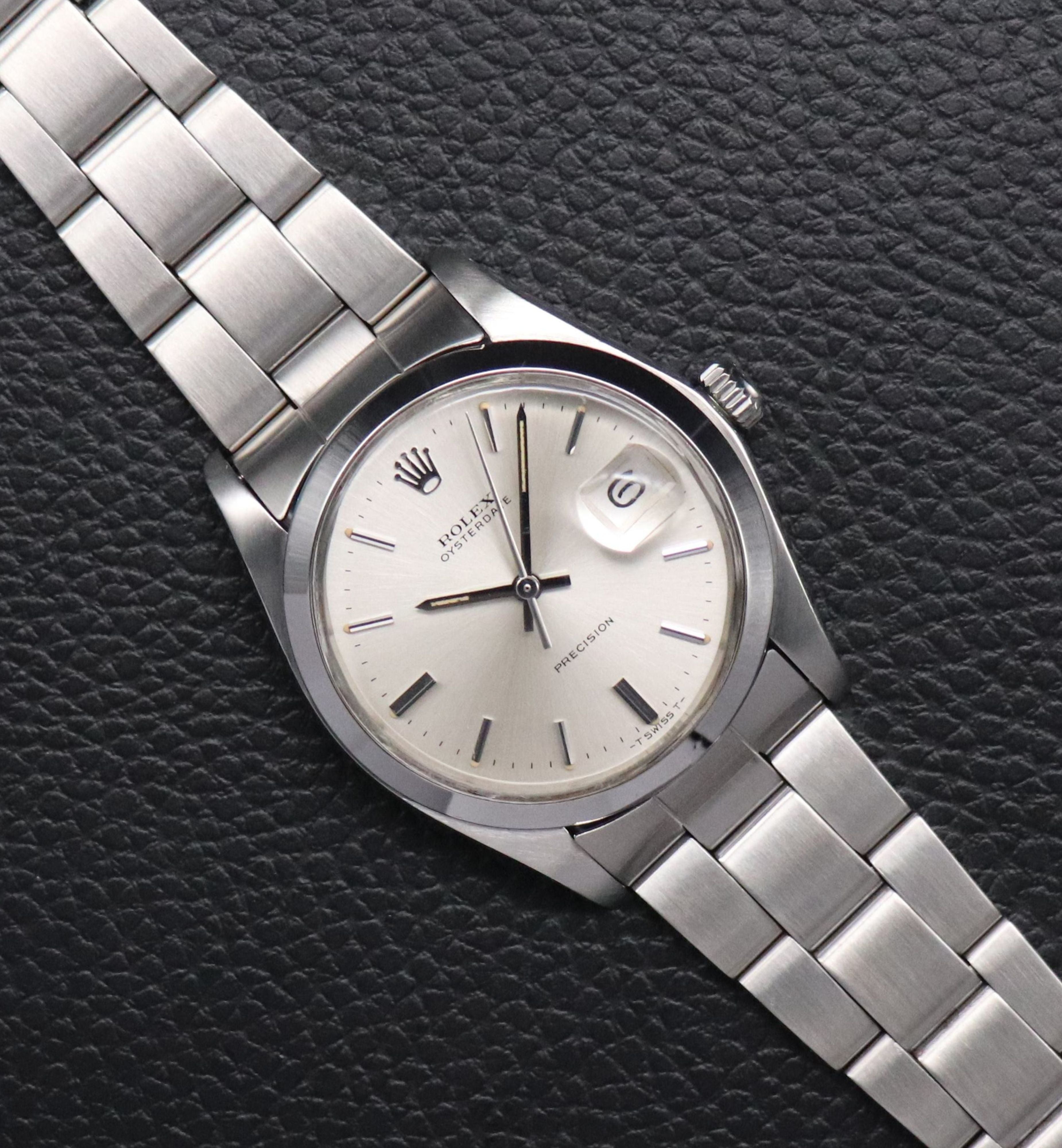 Rolex Oysterdate 6694 Silver Dial 1973