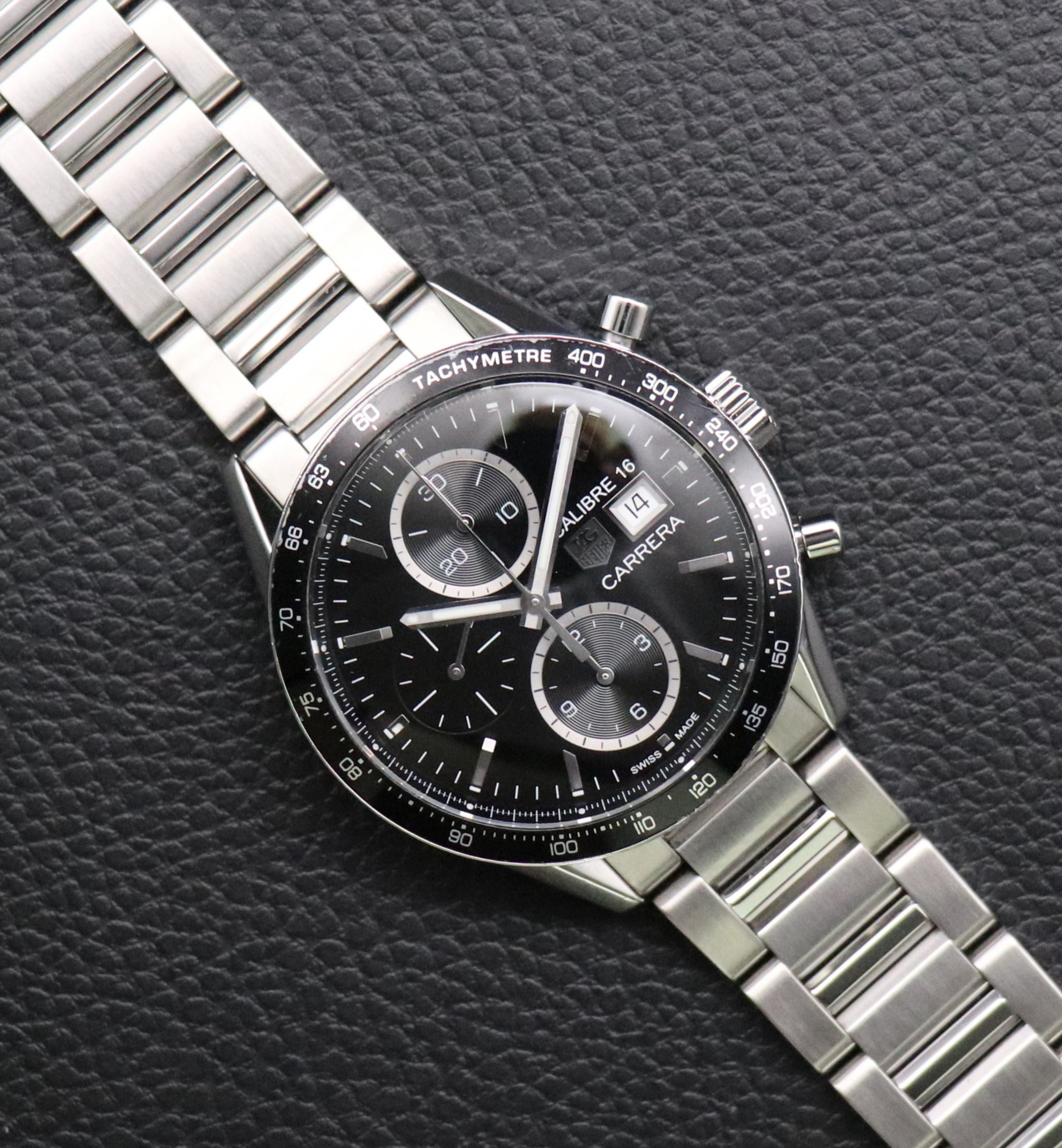 Tag Heuer Carrera Calibre 16 CV201AJ Black Dial 2017