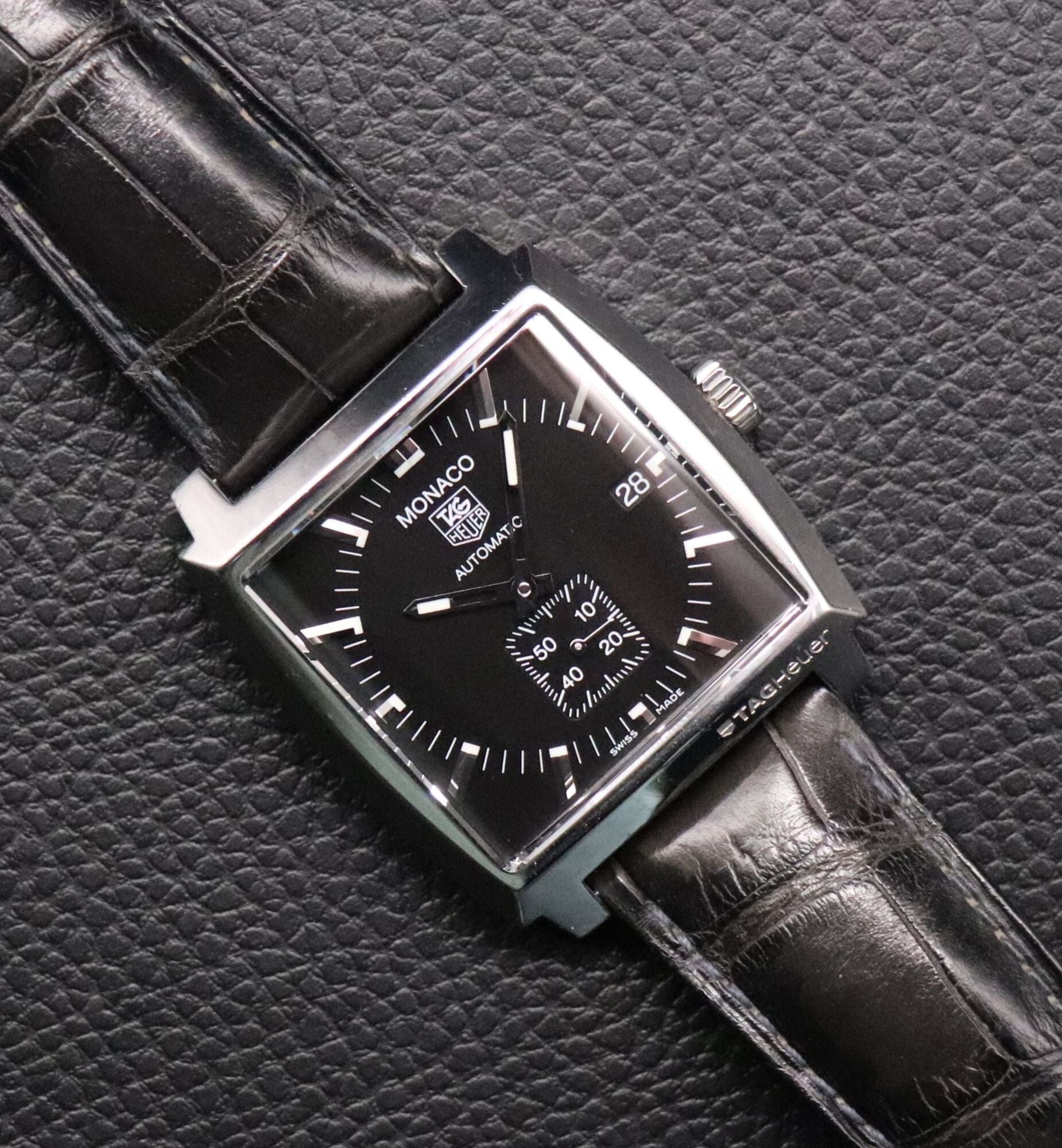 Tag Heuer Monaco WW2110 Black Dial 2010