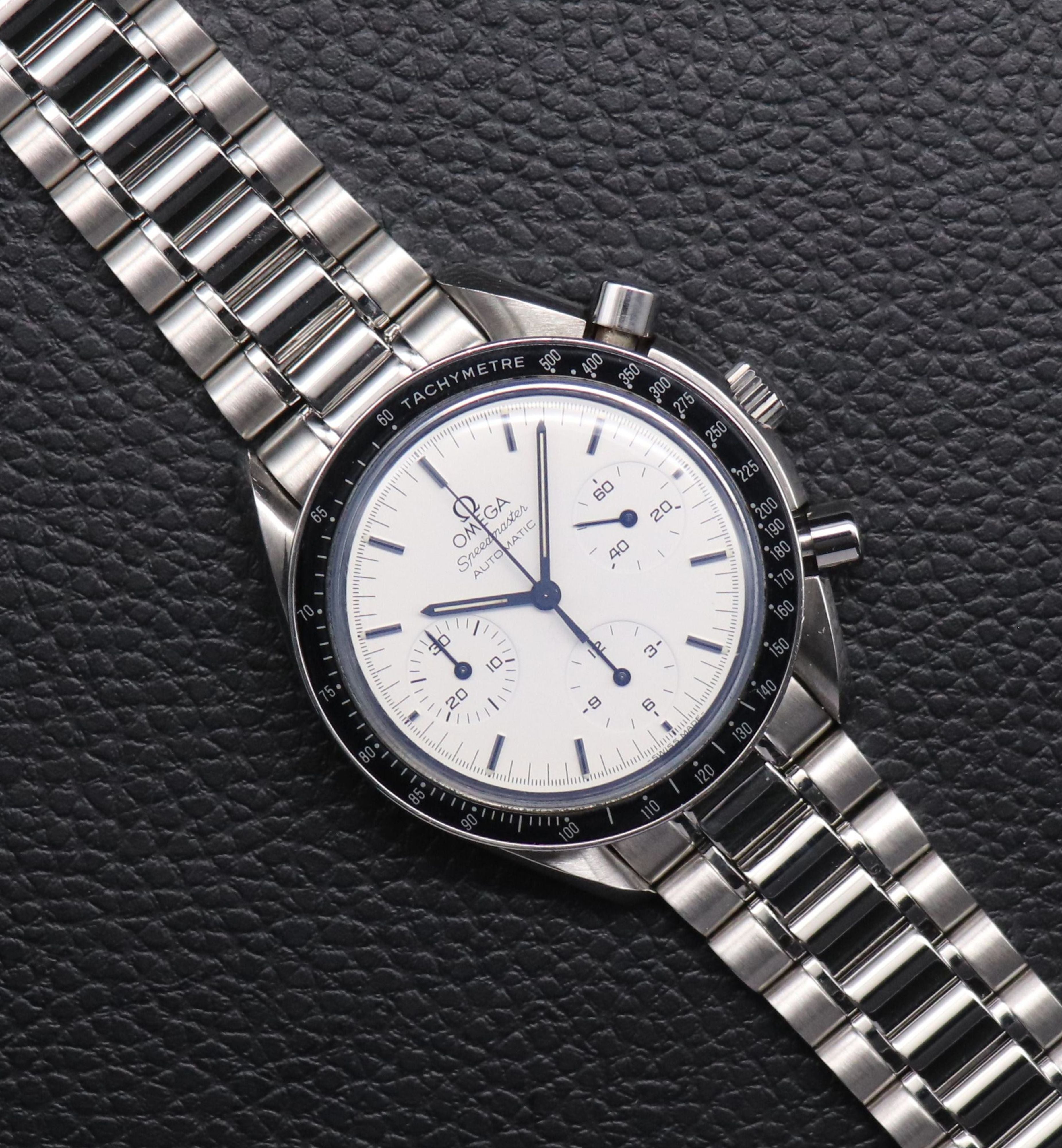 Omega Speedmaster Reduced 3510.20 Albino White Dial 1989