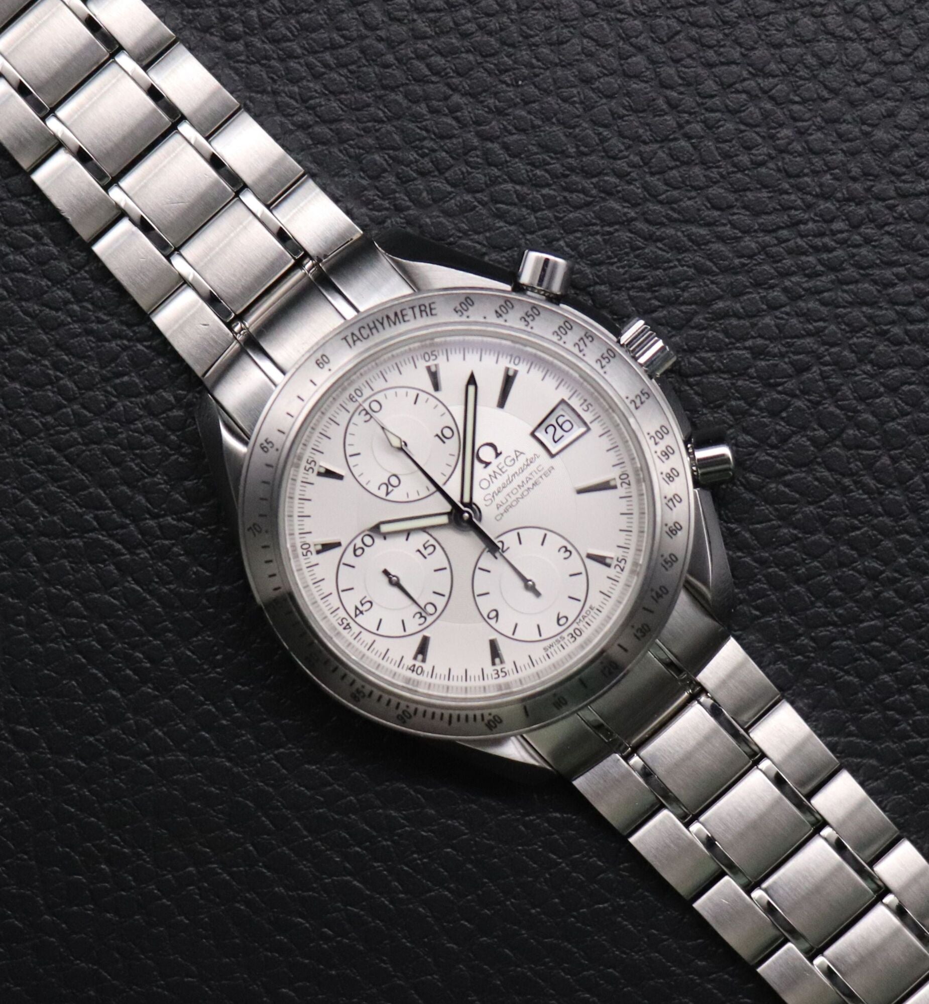 Omega Speedmaster Date 3211.30 Silver Dial 2007