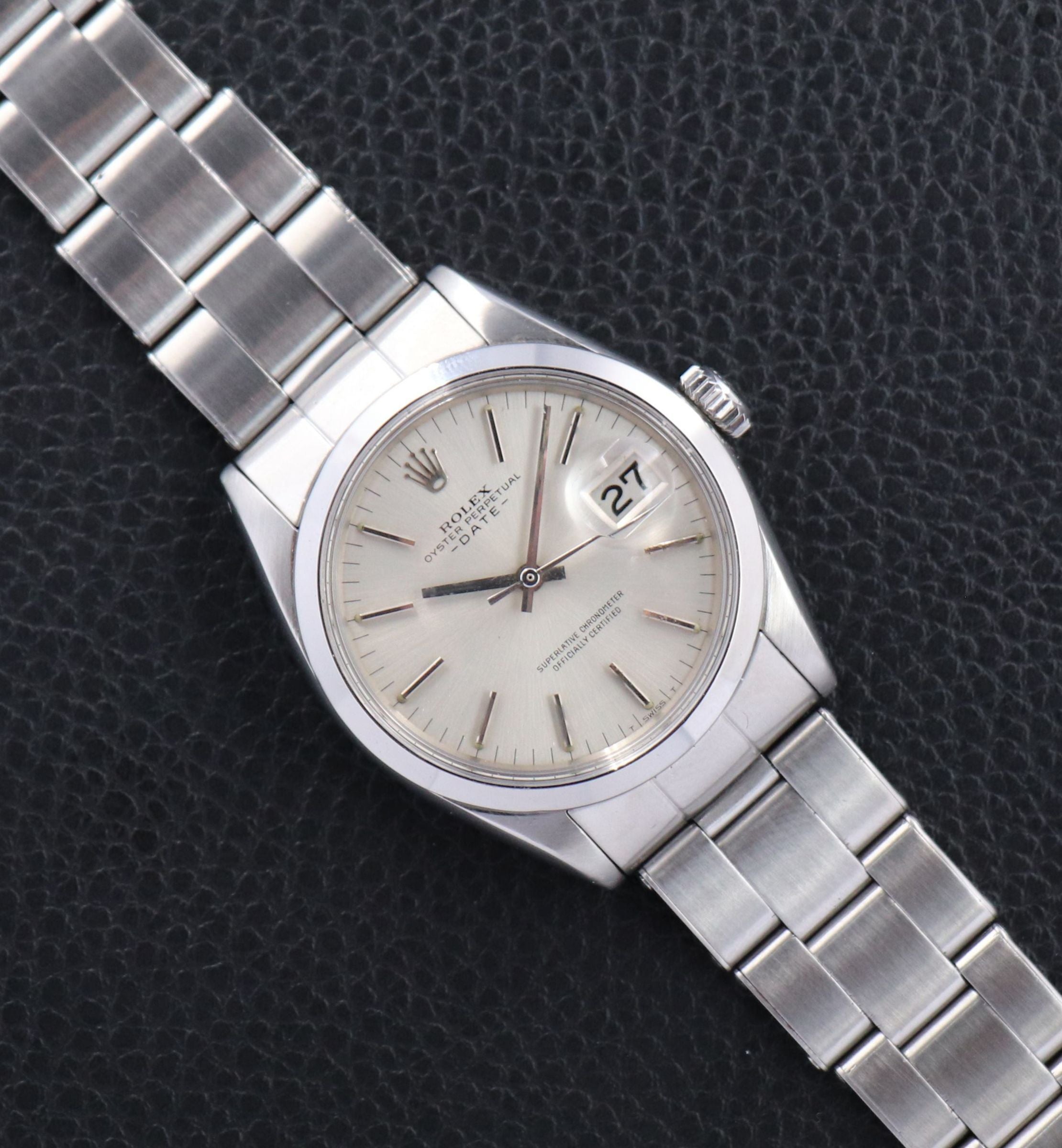 Rolex Date 1500 Silver Dial 1967
