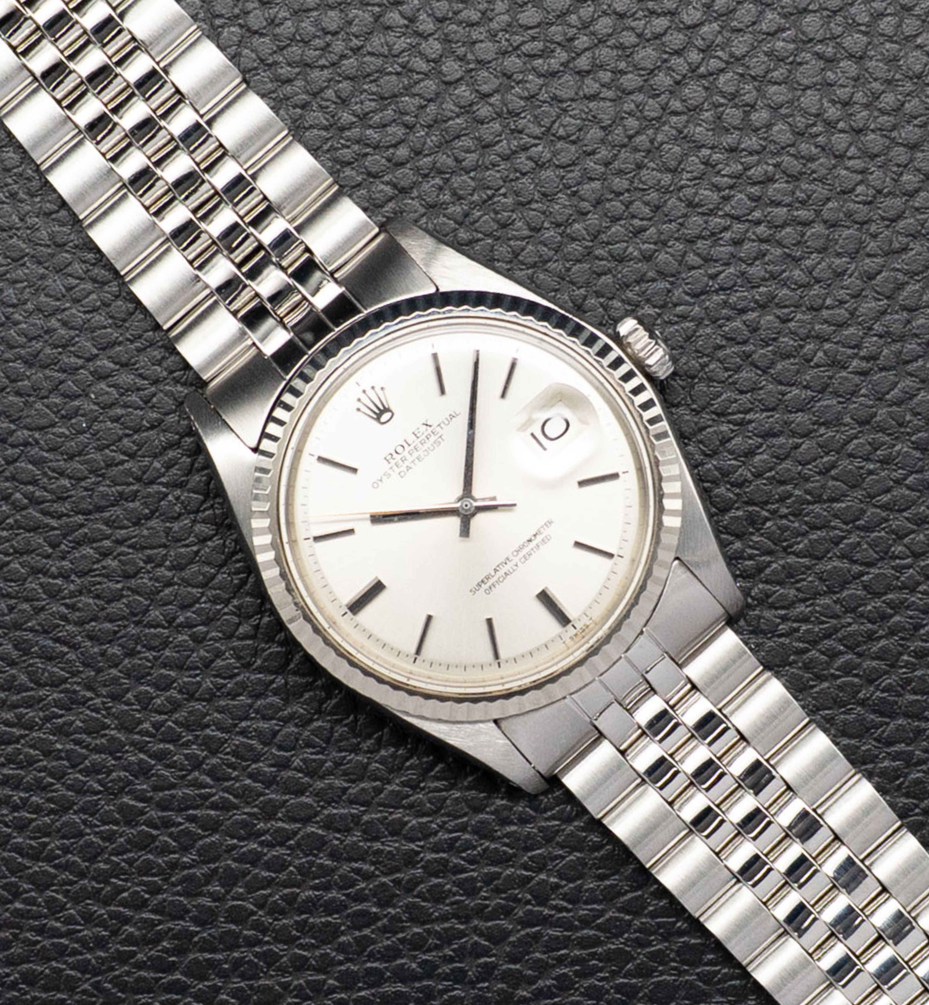 Rolex Datejust 1601 Silver Dial 1970