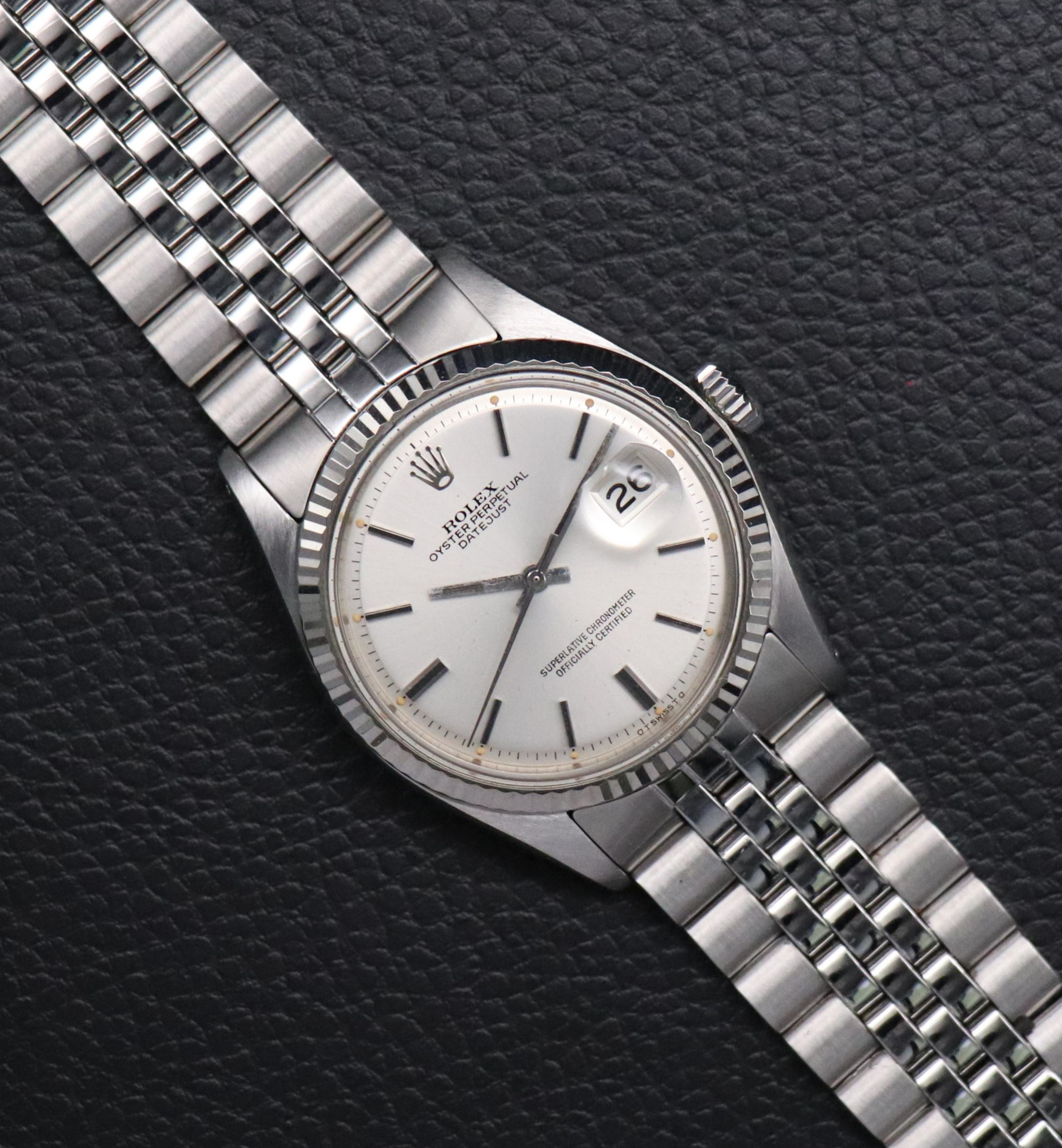 Rolex Datejust 1601 Silver Dial 1973