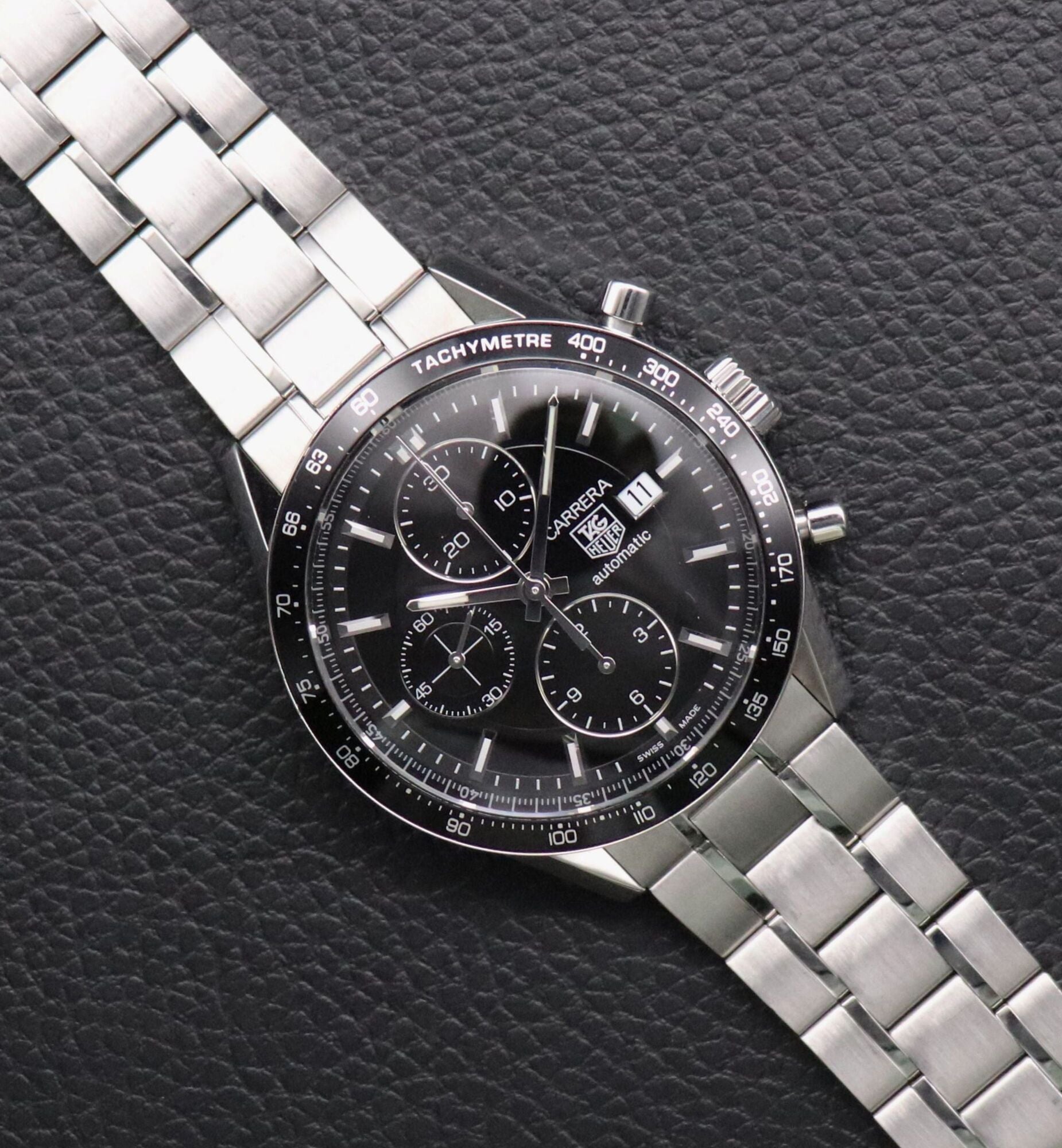 Tag Heuer Carrera Calibre 16 CV201E Black Dial 2012